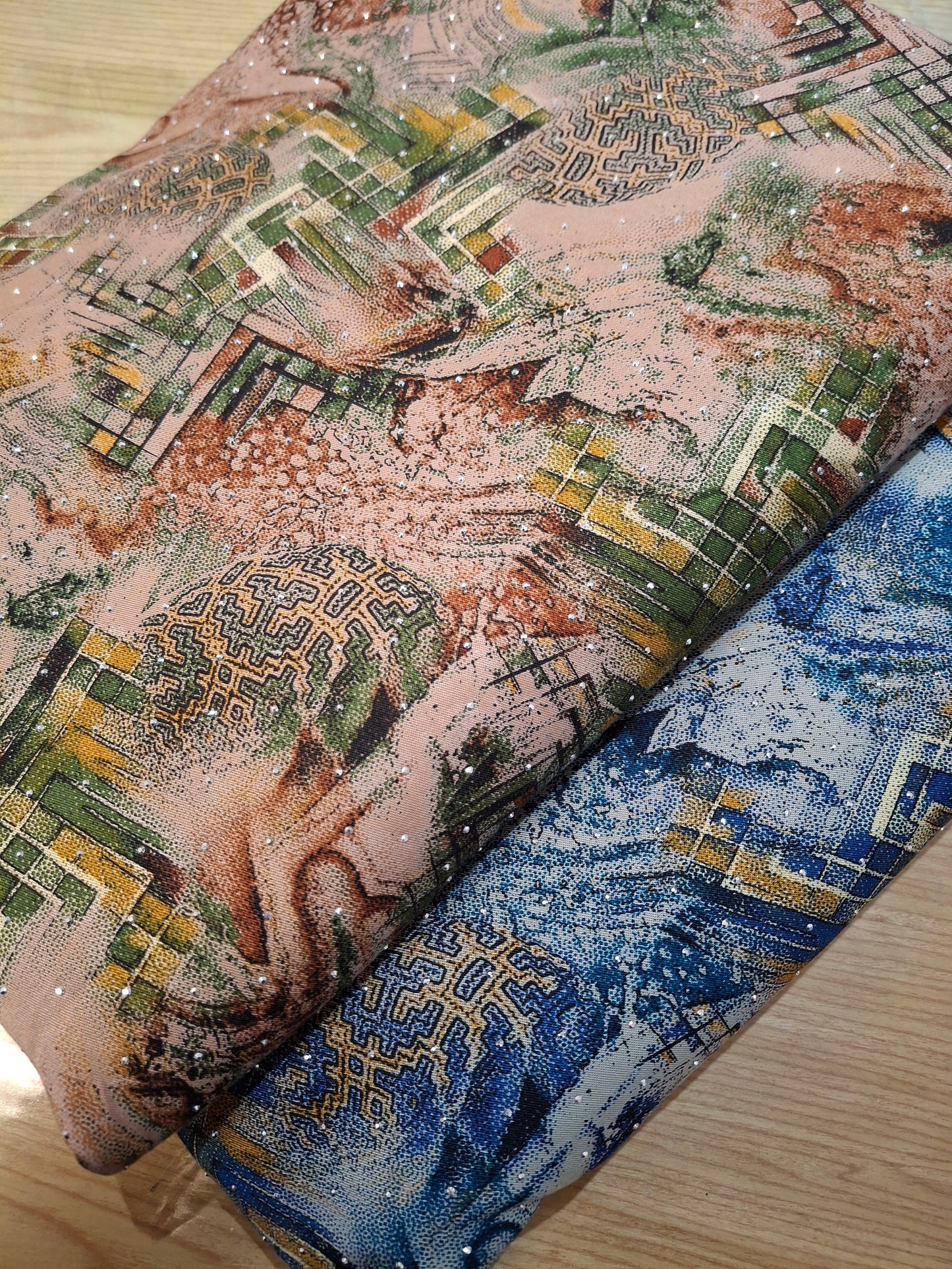 Fancy Diamond Twill Viscose Top Quality,4 meters(winter fabric)