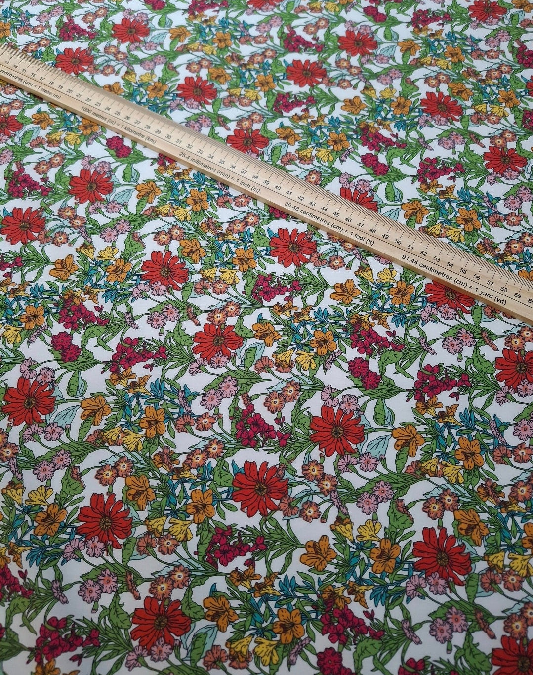 Signature Floral Lawn Full Suit