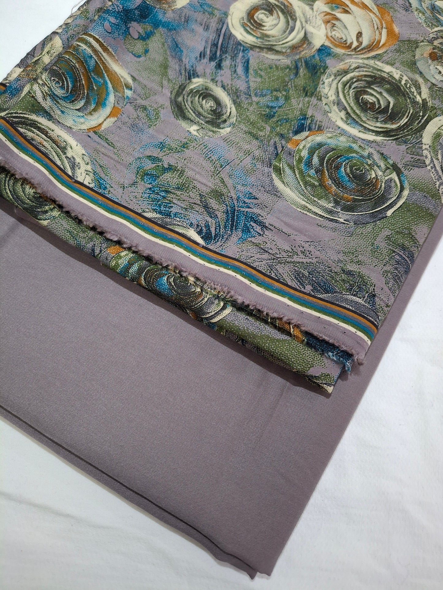 Marina Winter Fabric,2 piece suit set unstitched