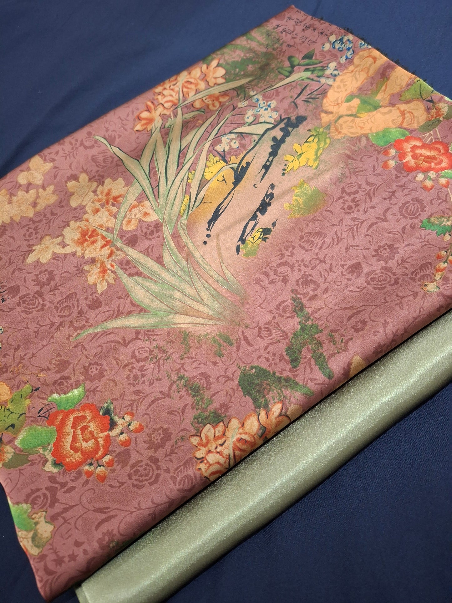 Printed Silk High Quality Full Suit Set,4 Meters Each,60"width