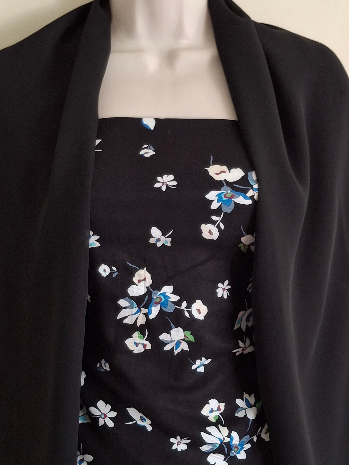 Winter Fabrics Black Printed(3-piece suit set )