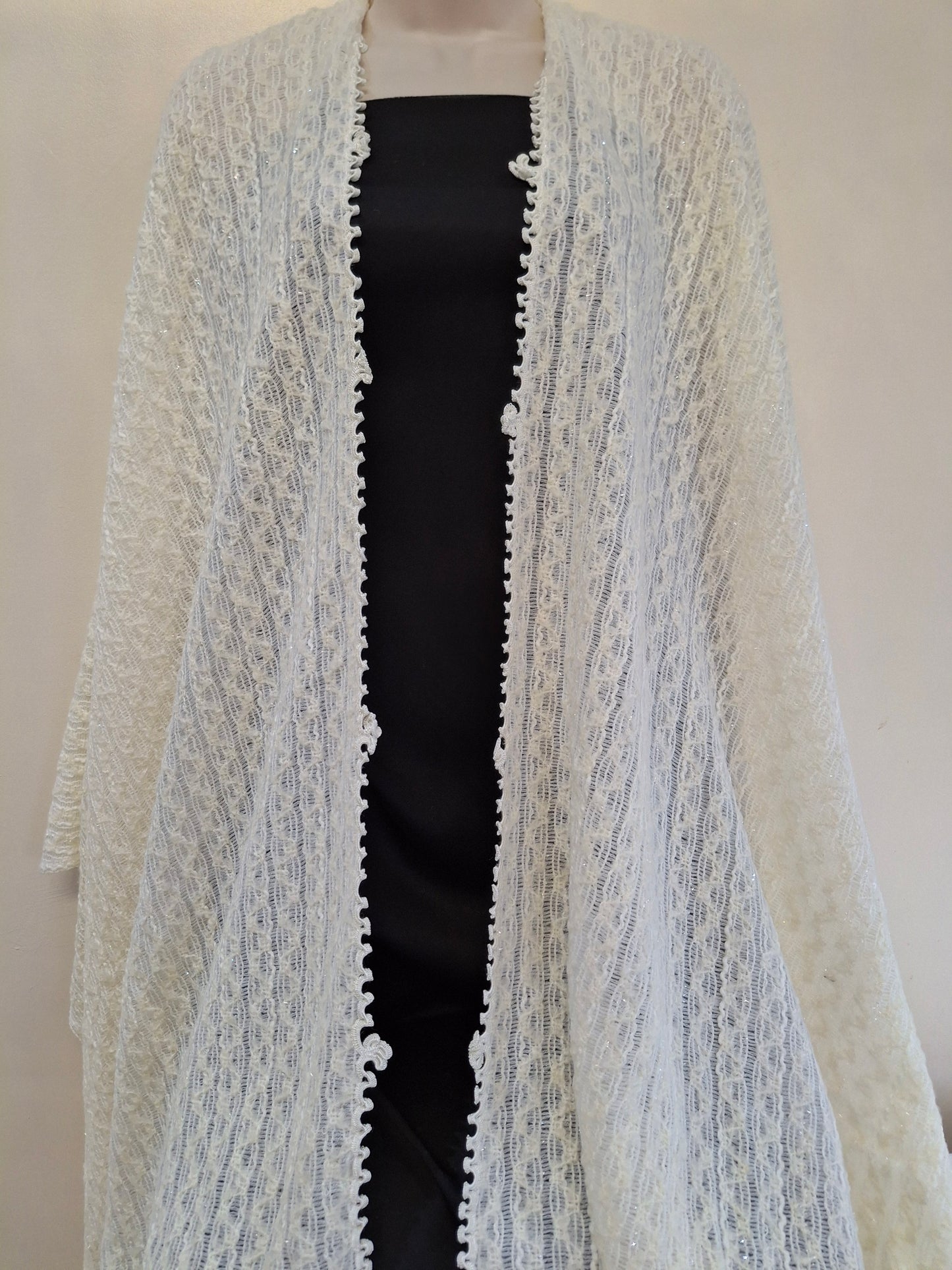 Poncho Scarves Top Quality Lightweight Wool Fabric(2 meters,60"Width)