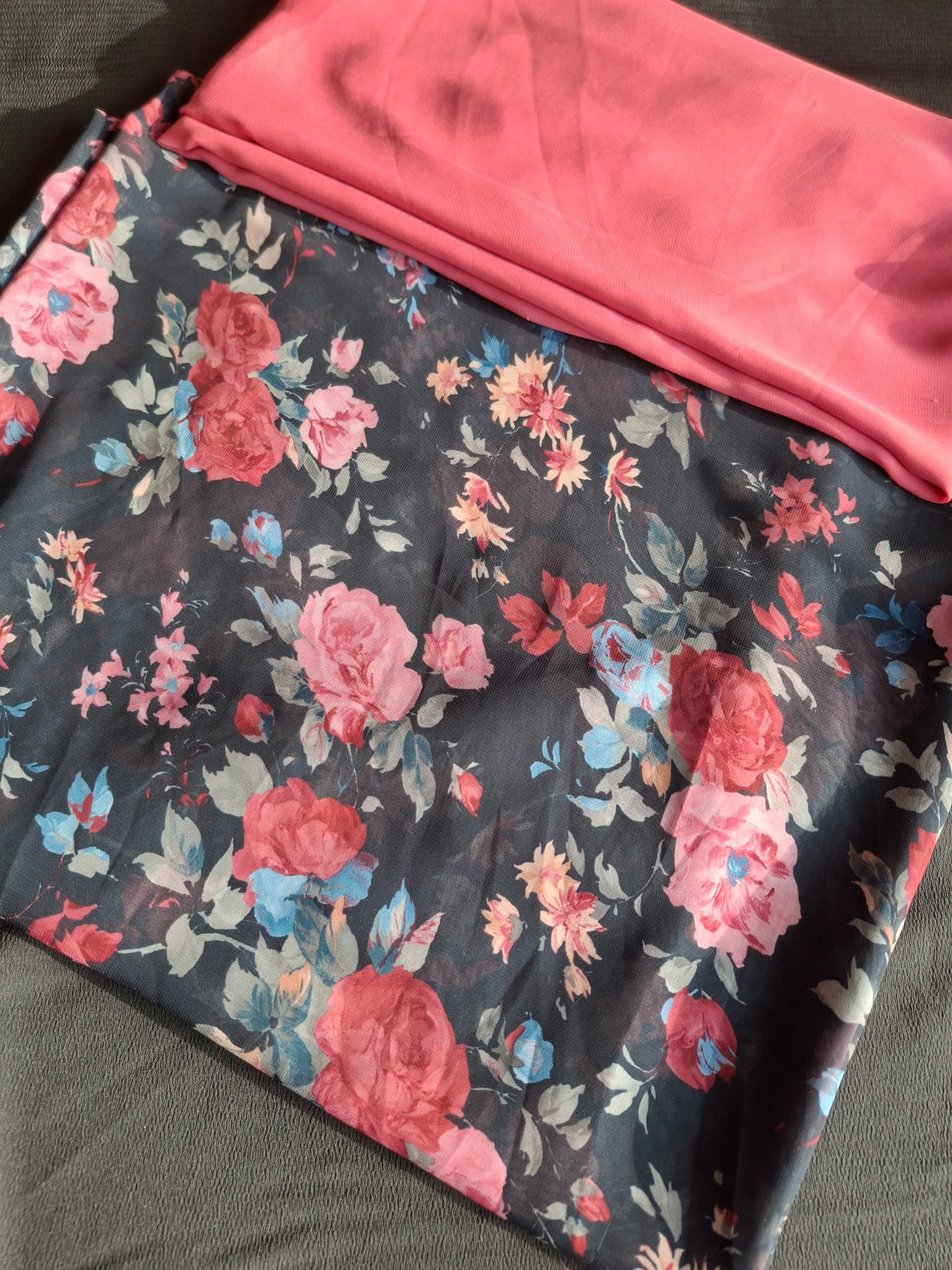 Chiffon fabrics 4 piece suit set(8.30 meters fabrics)