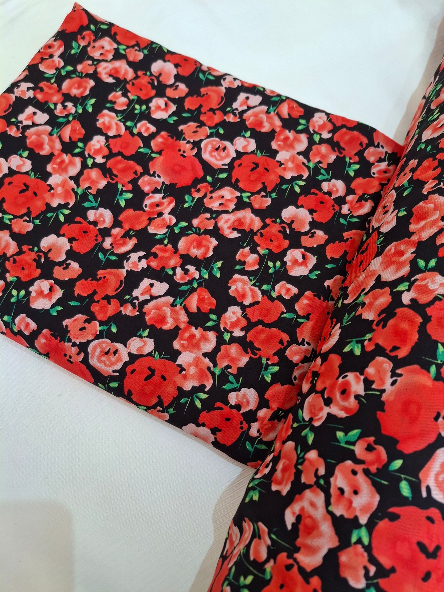 Viscose Flower Printed(4 meters Full Suit Set)