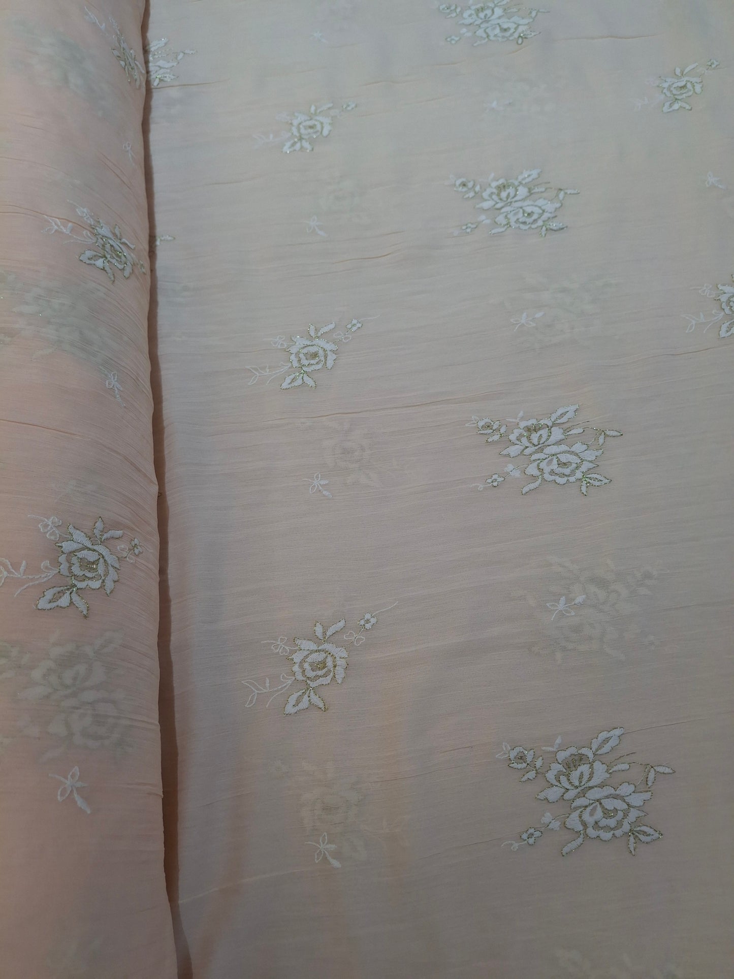 Georgette Crinkle Crepe Top Quality(4 meters,60"width)