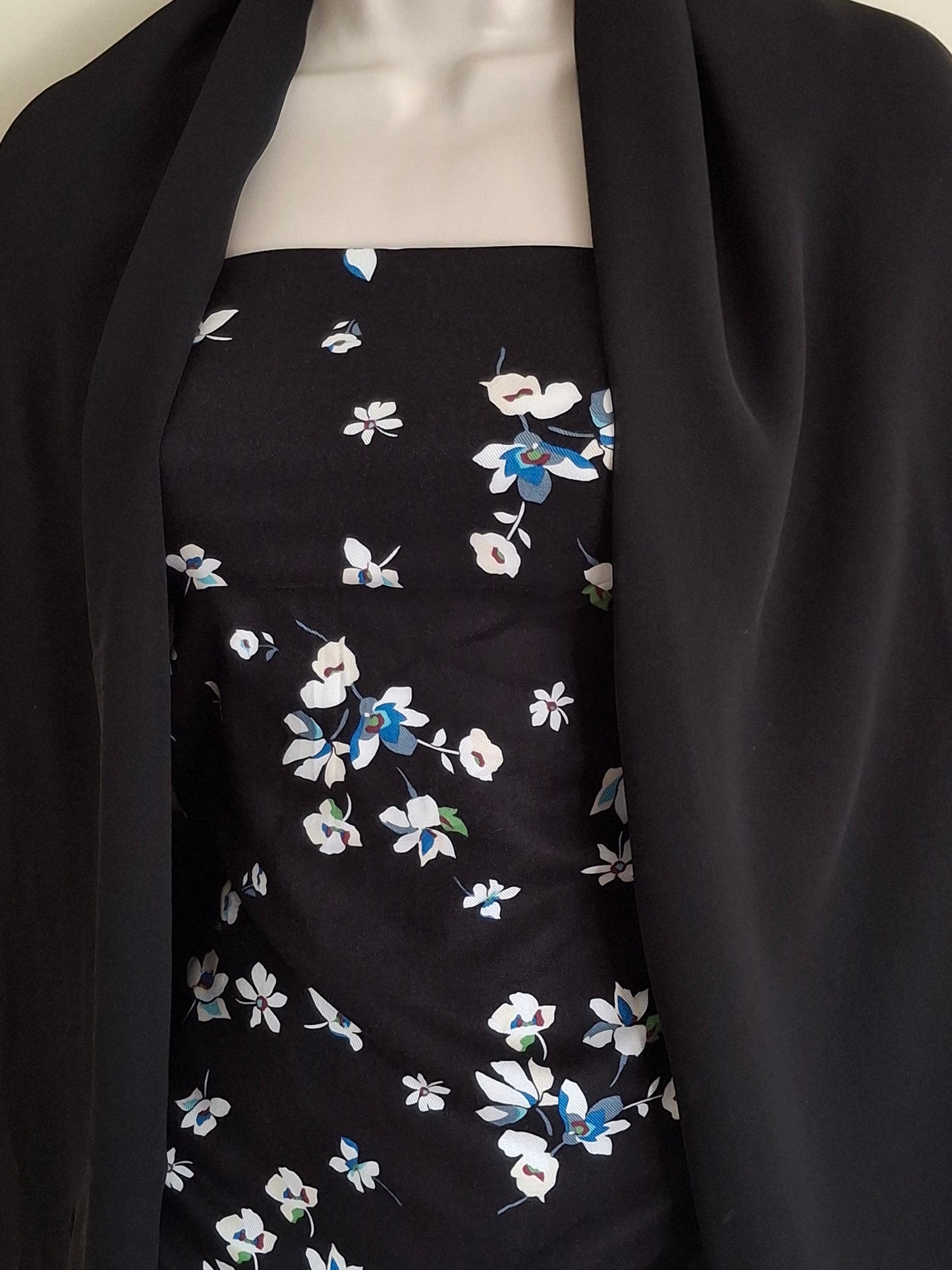 Winter Fabrics Black Printed(3-piece suit set )