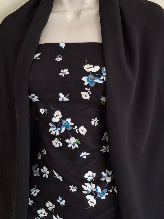 Winter Fabrics Black Printed(3-piece suit set )