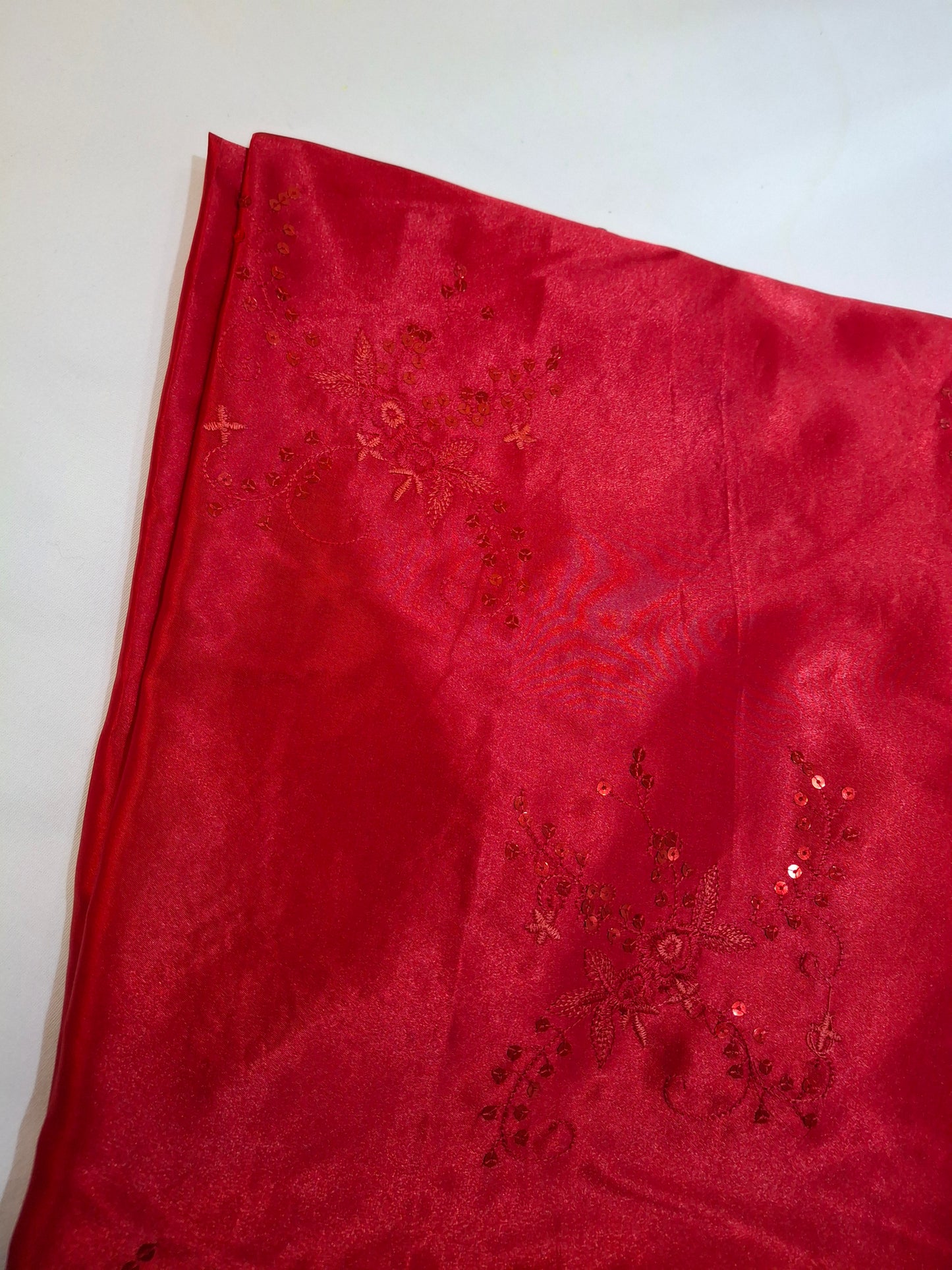 Sequins Embroidered Silk High Quality(4 meters)60"width