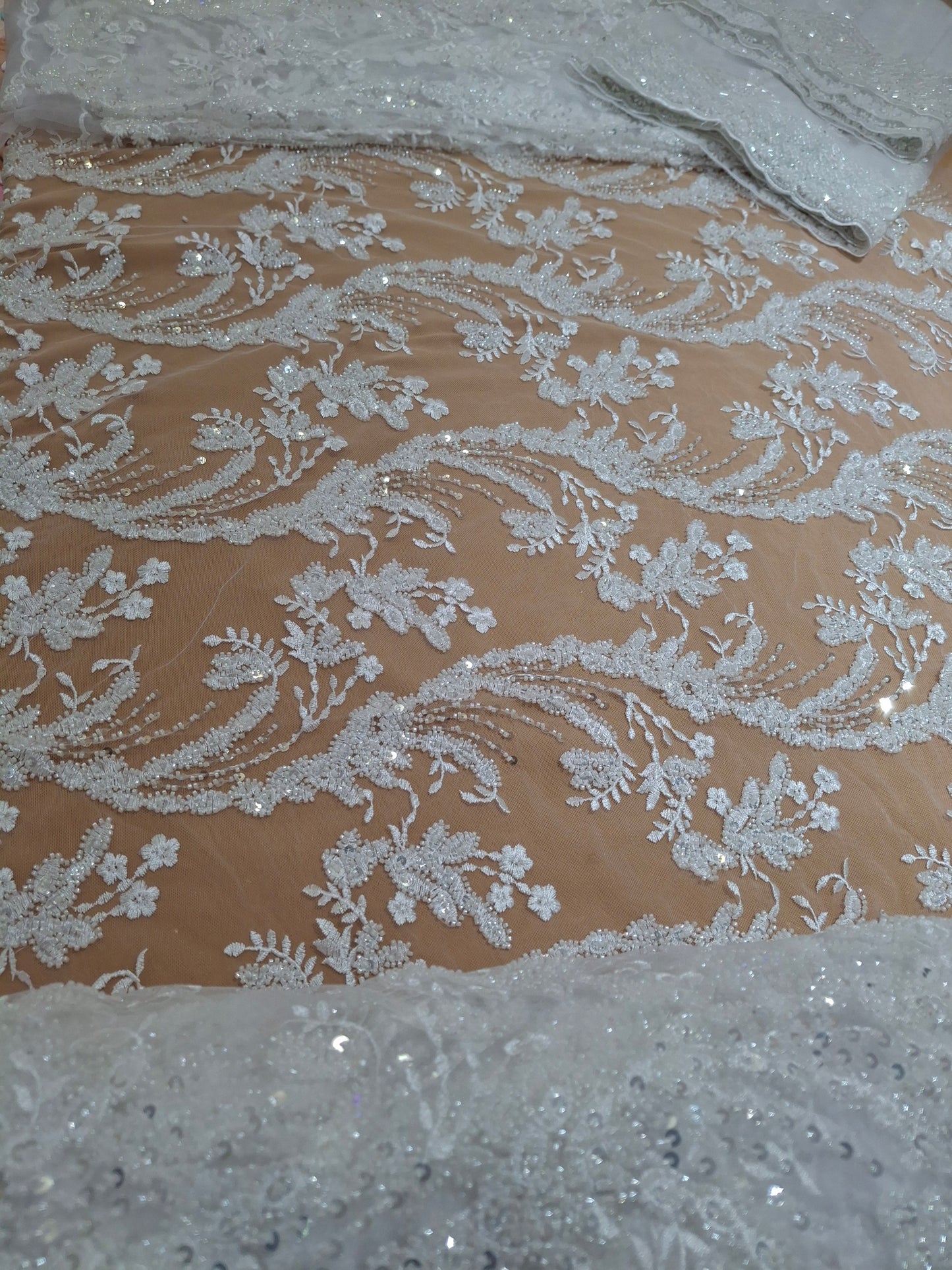 Luxurious Embroidered Navy Blue Net(Full suit set 4 piece)