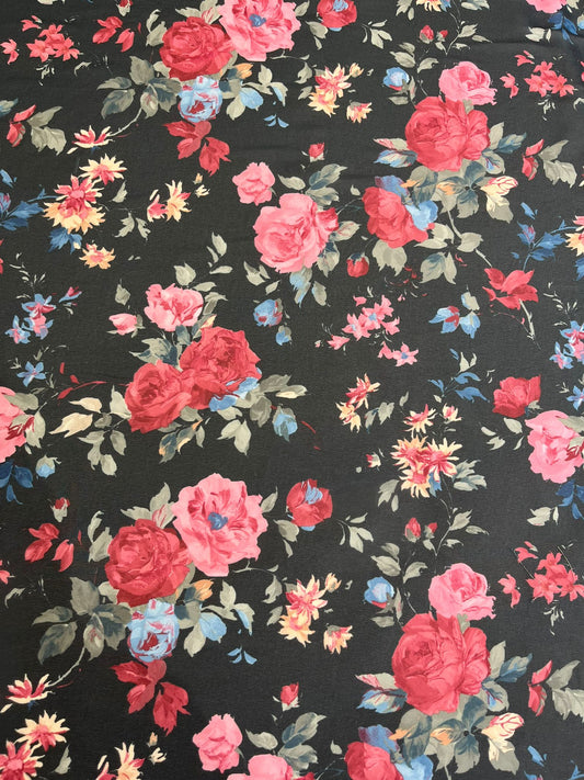 Printed Floral Crepe (4 meters)