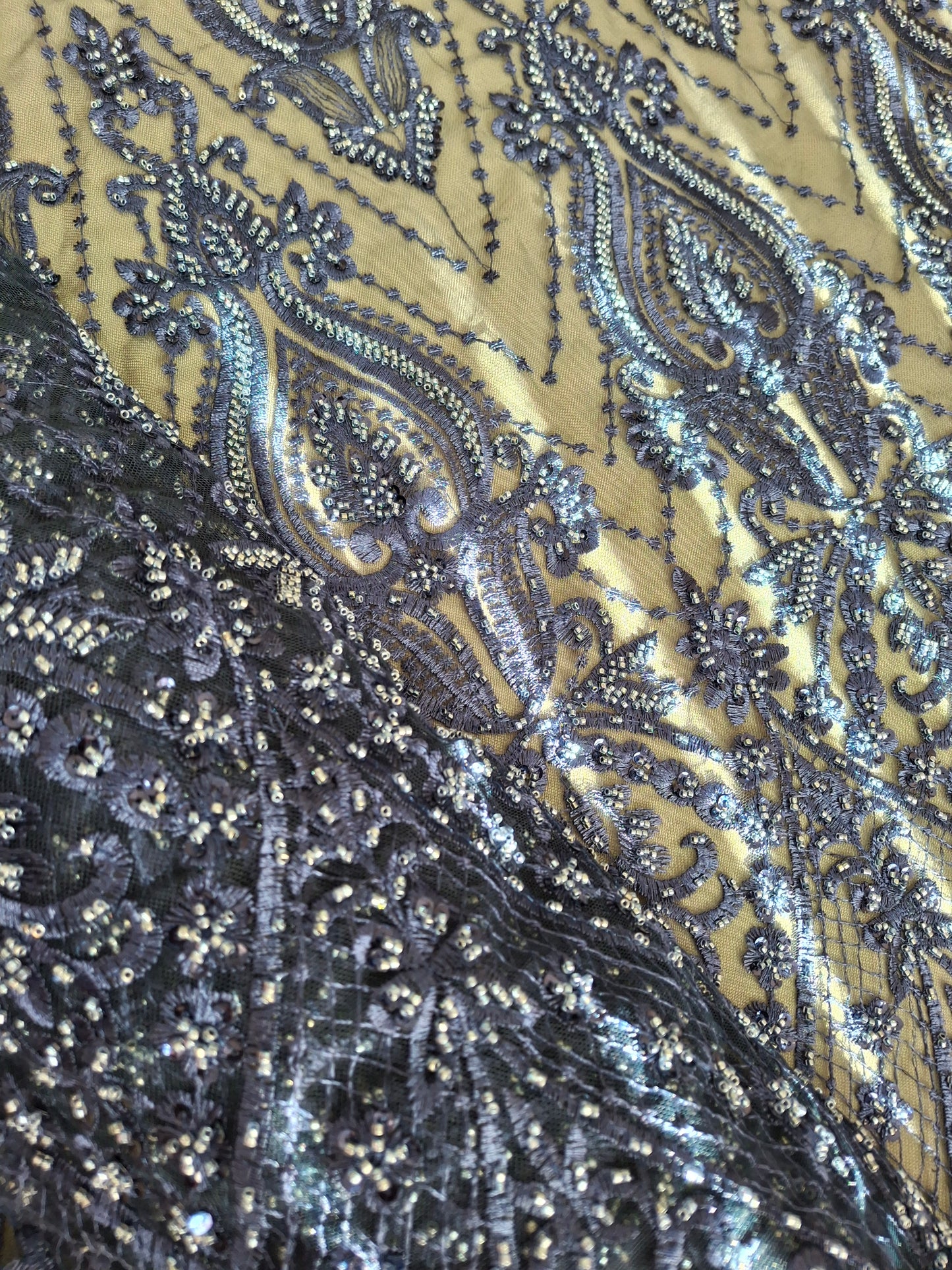 Cut Dana Work Luxurious Embroidered Net Fabric(4 piece suit set)