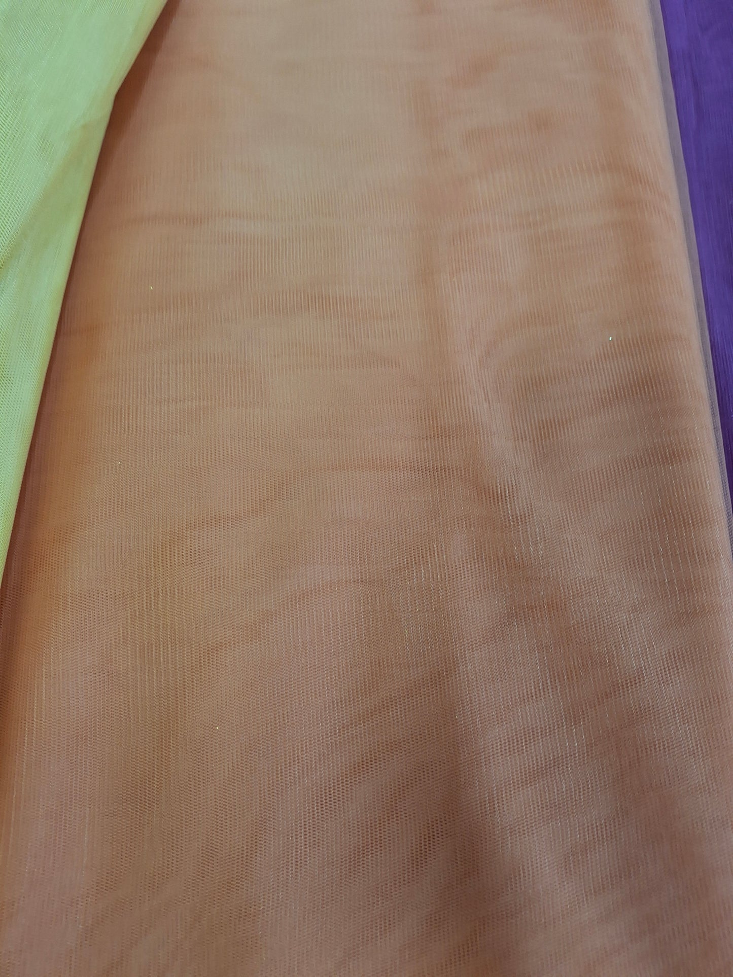 Lightweight Plain Net and Embroidered Dupatta(2.30 meters length)