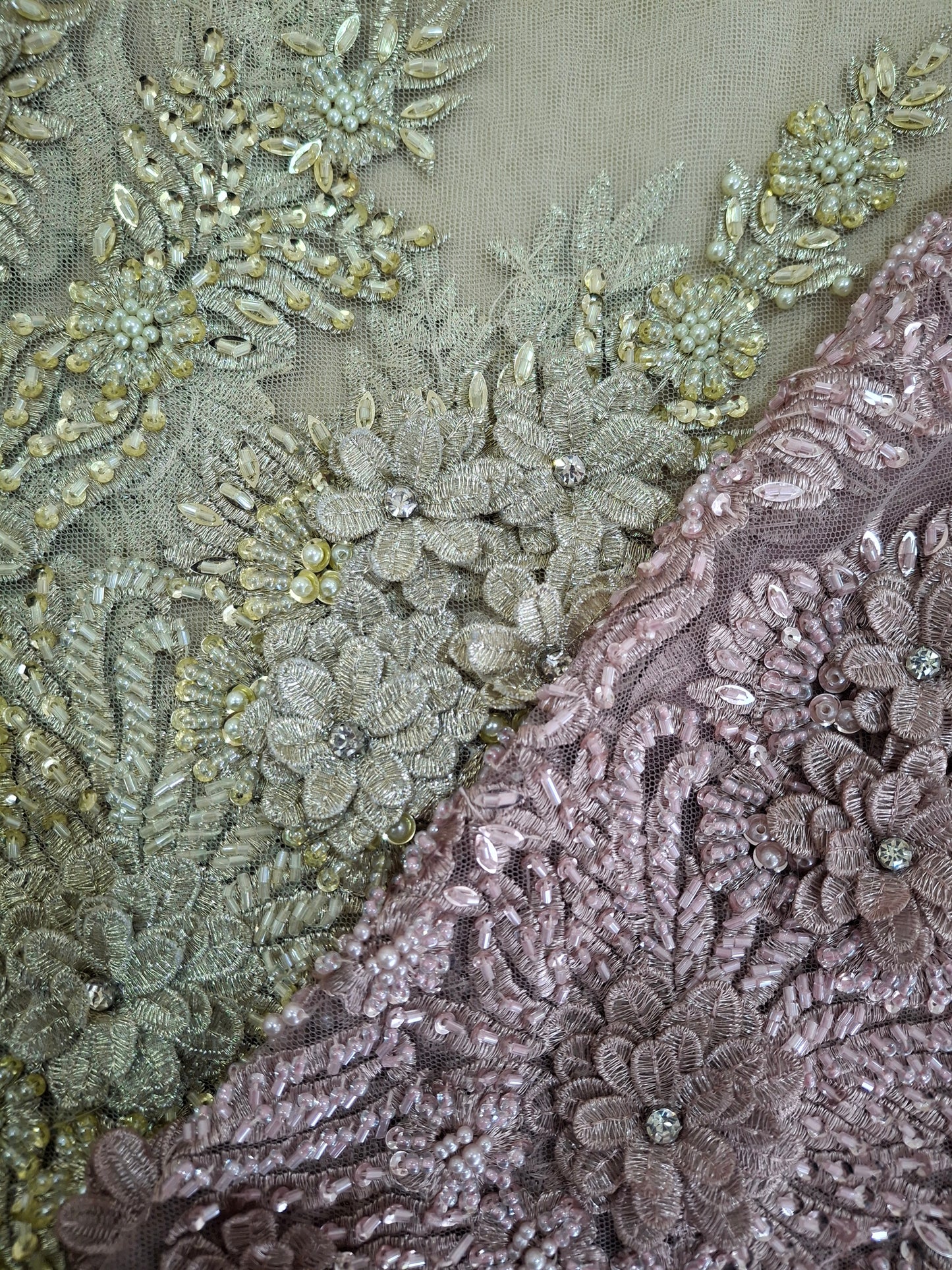 Cut Dana Heavy Embroidered Net,4 piece suit set