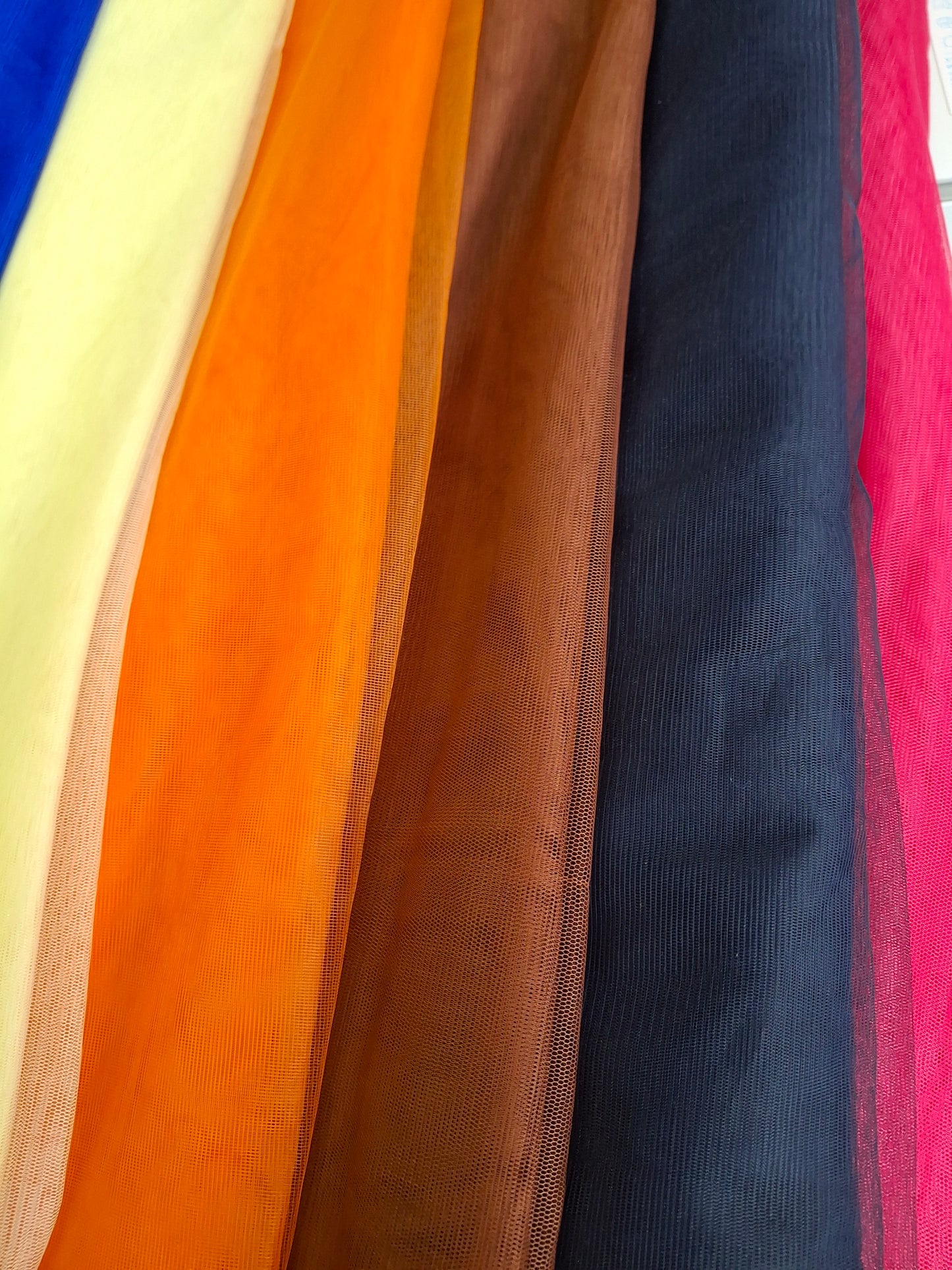 Lightweight Plain Net dupatta( 2.3 meters length)