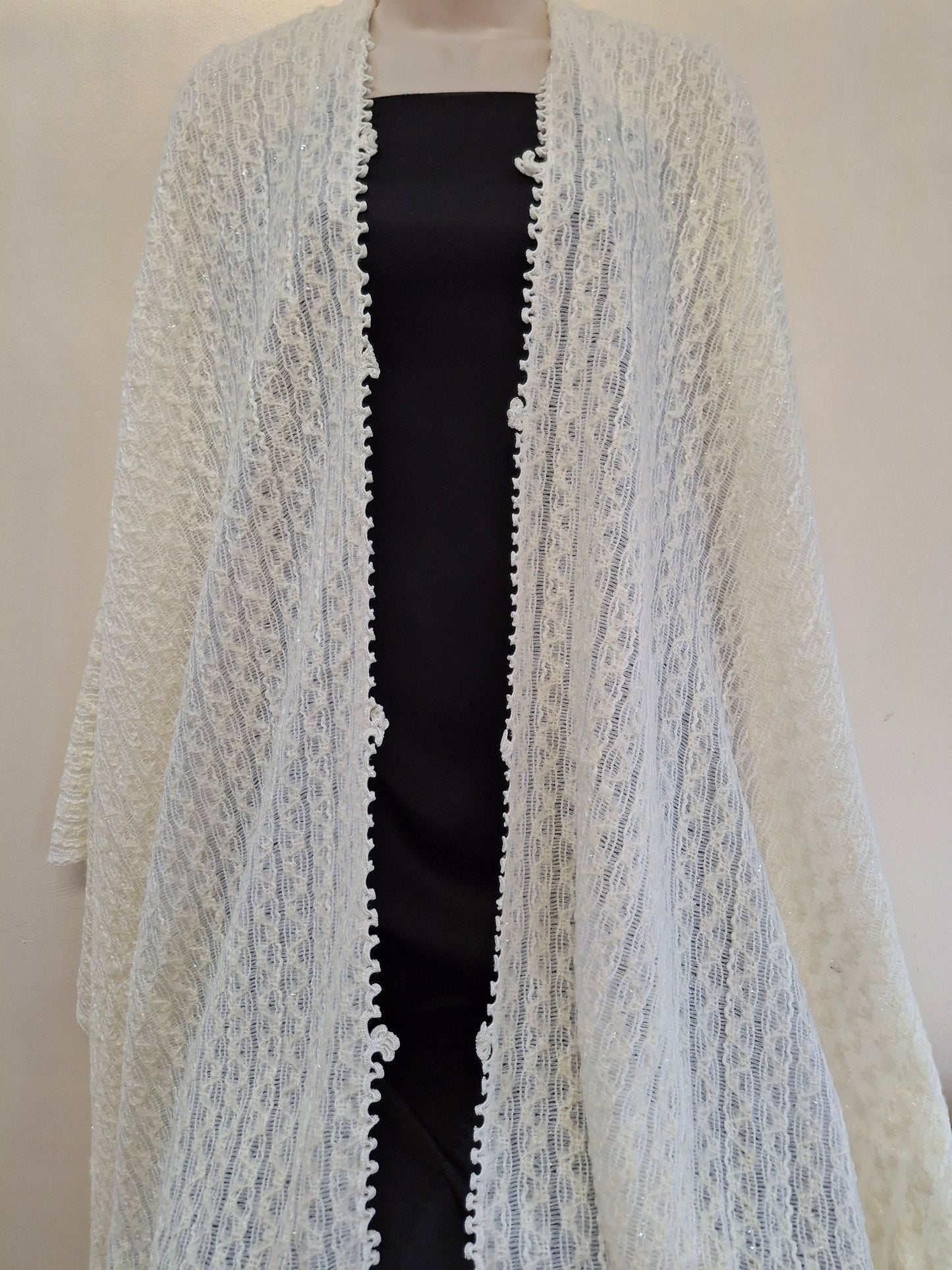 Poncho Scarves Top Quality Lightweight Wool Fabric(2 meters,60"Width)