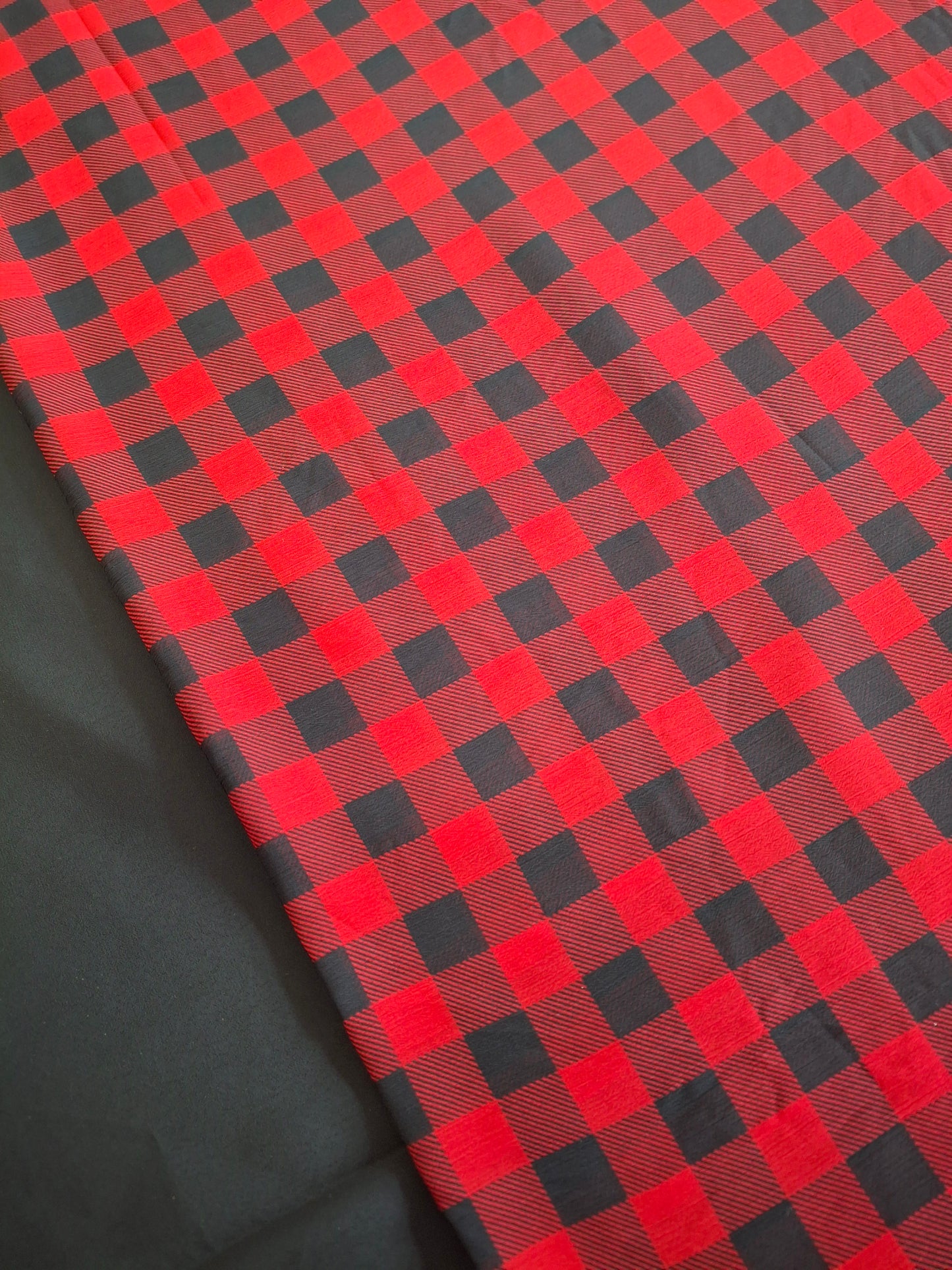 Red Printed Chiffon Georgette(2-Piece suit set with lining)6 meters