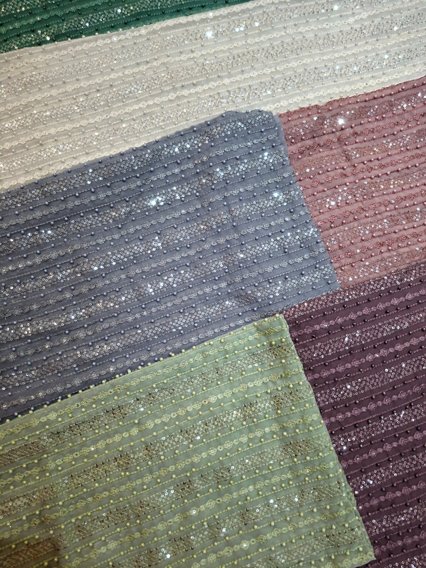 Pure Chiffon Unstitched Dress,4 piece suit set