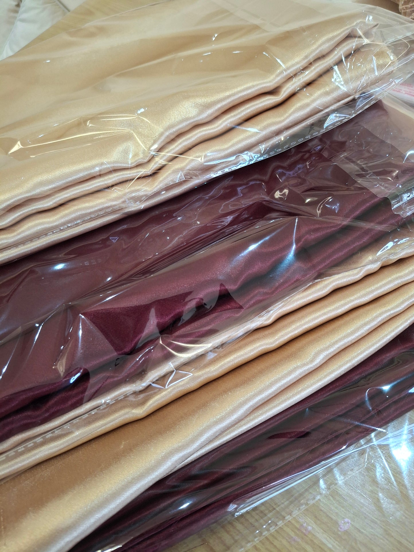 Satin silk Top Quality Full Suit Set 7 Colours(4 meters)60"width