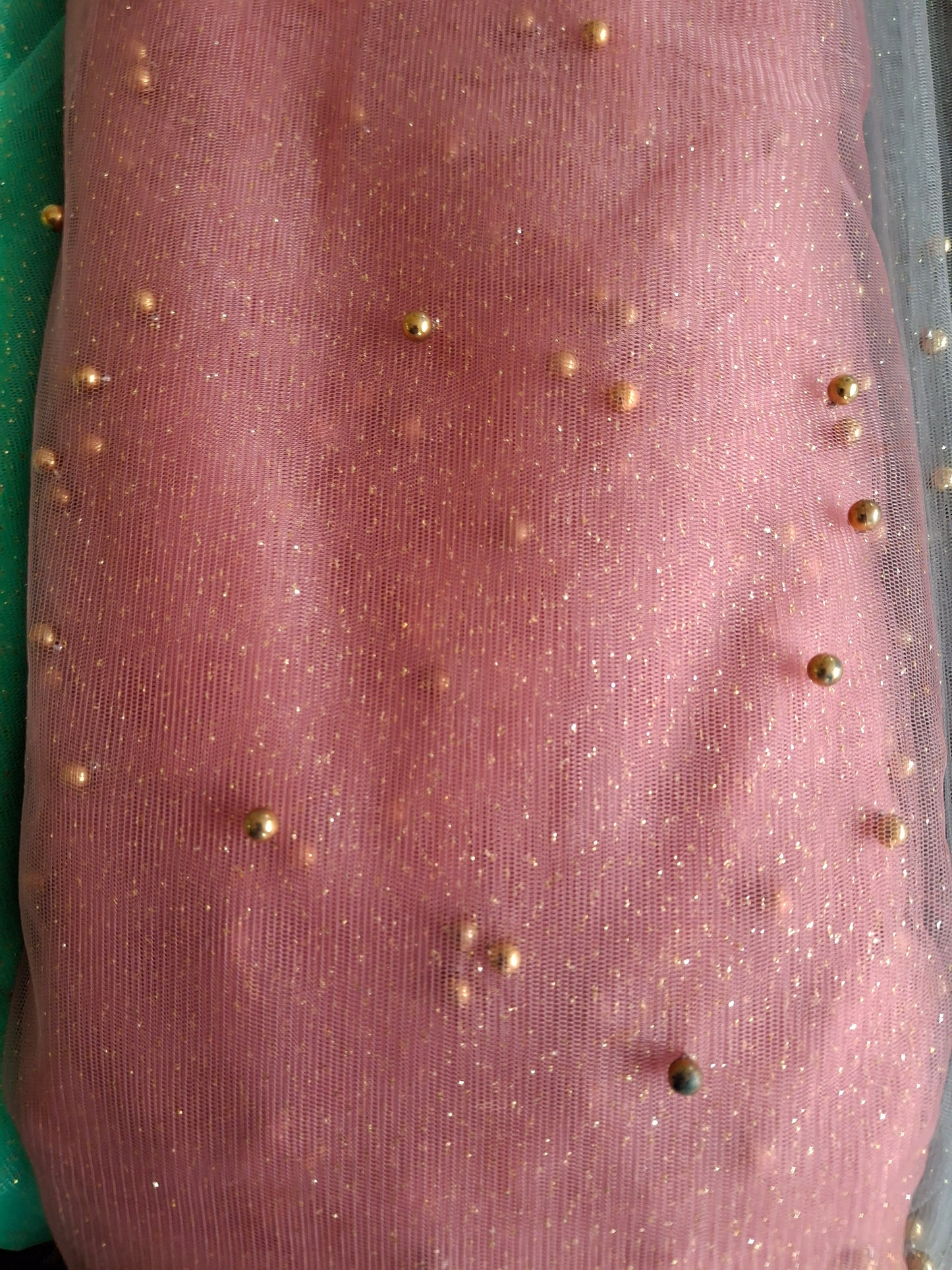 Sparkly Pearl Net dupattas(2.30 meters)