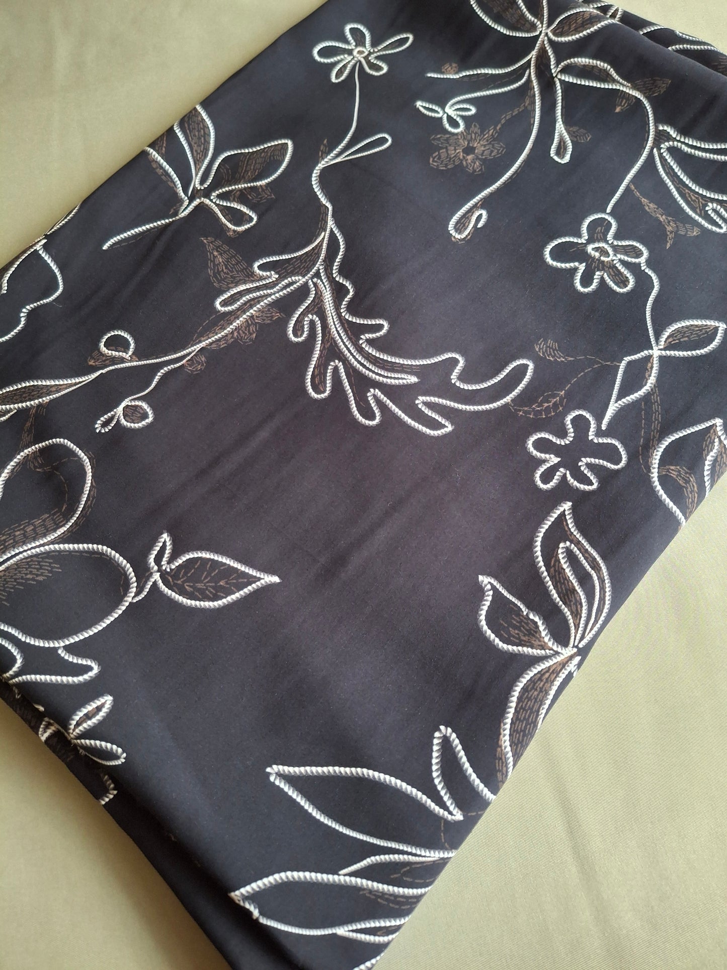 Printed Viscose 4 Meters Full Suit Set,60"Width