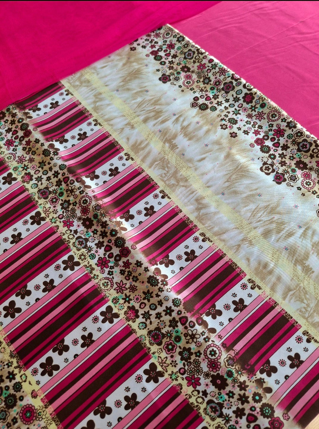 Printed Silk High Quality Full Suit Set,4 Meters Each,60"width