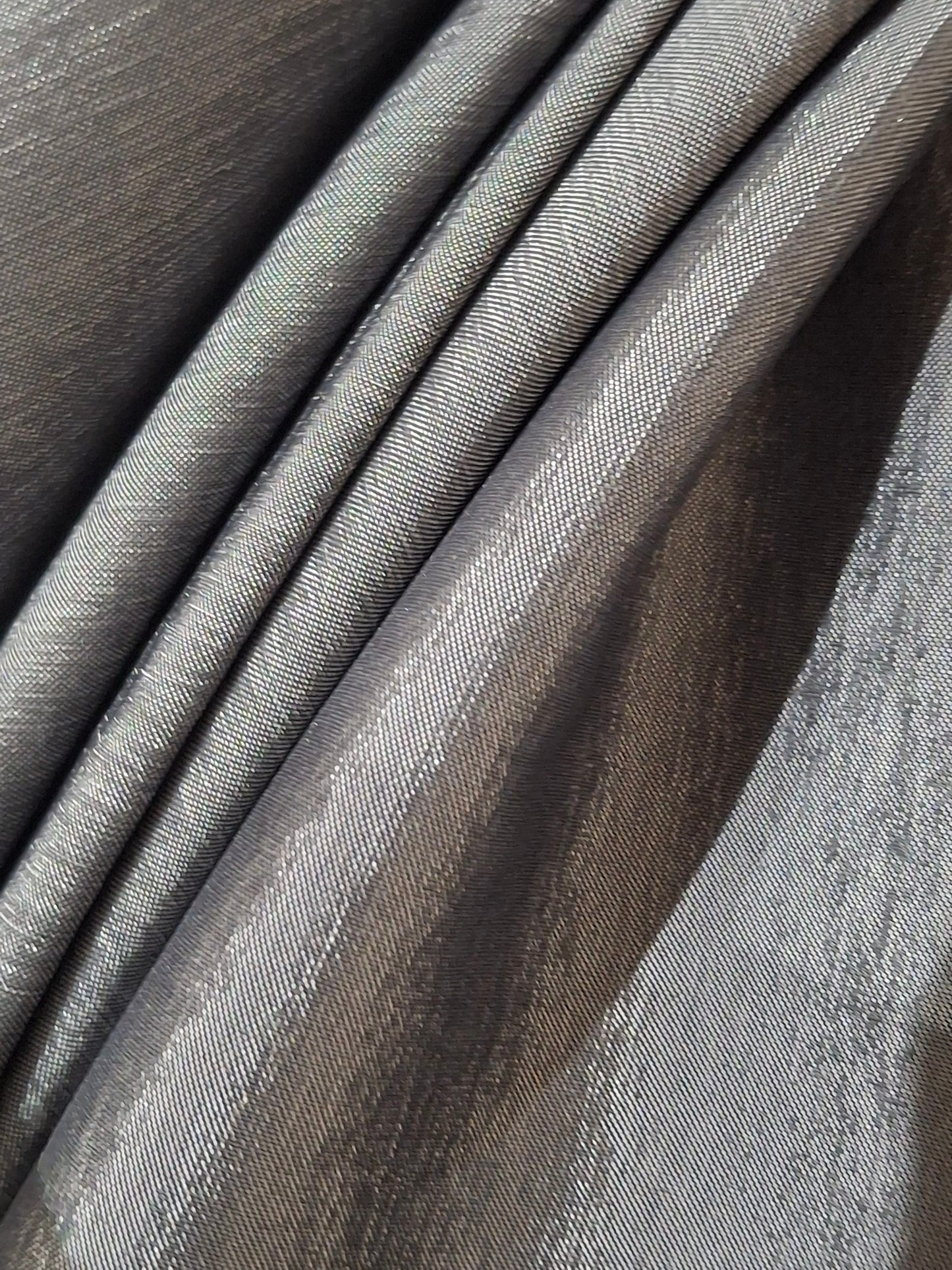 One way strachey Shiny Grey Fabric Top Quality,60"width,4-meters