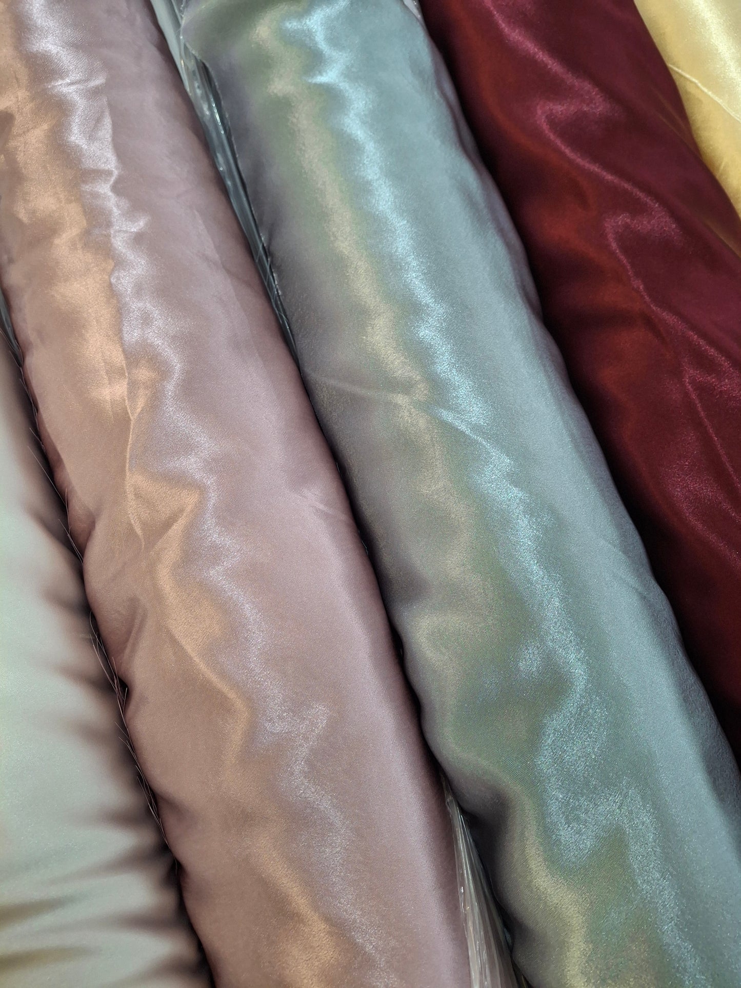 Satin silk Top Quality Full Suit Set 7 Colours(4 meters)60"width