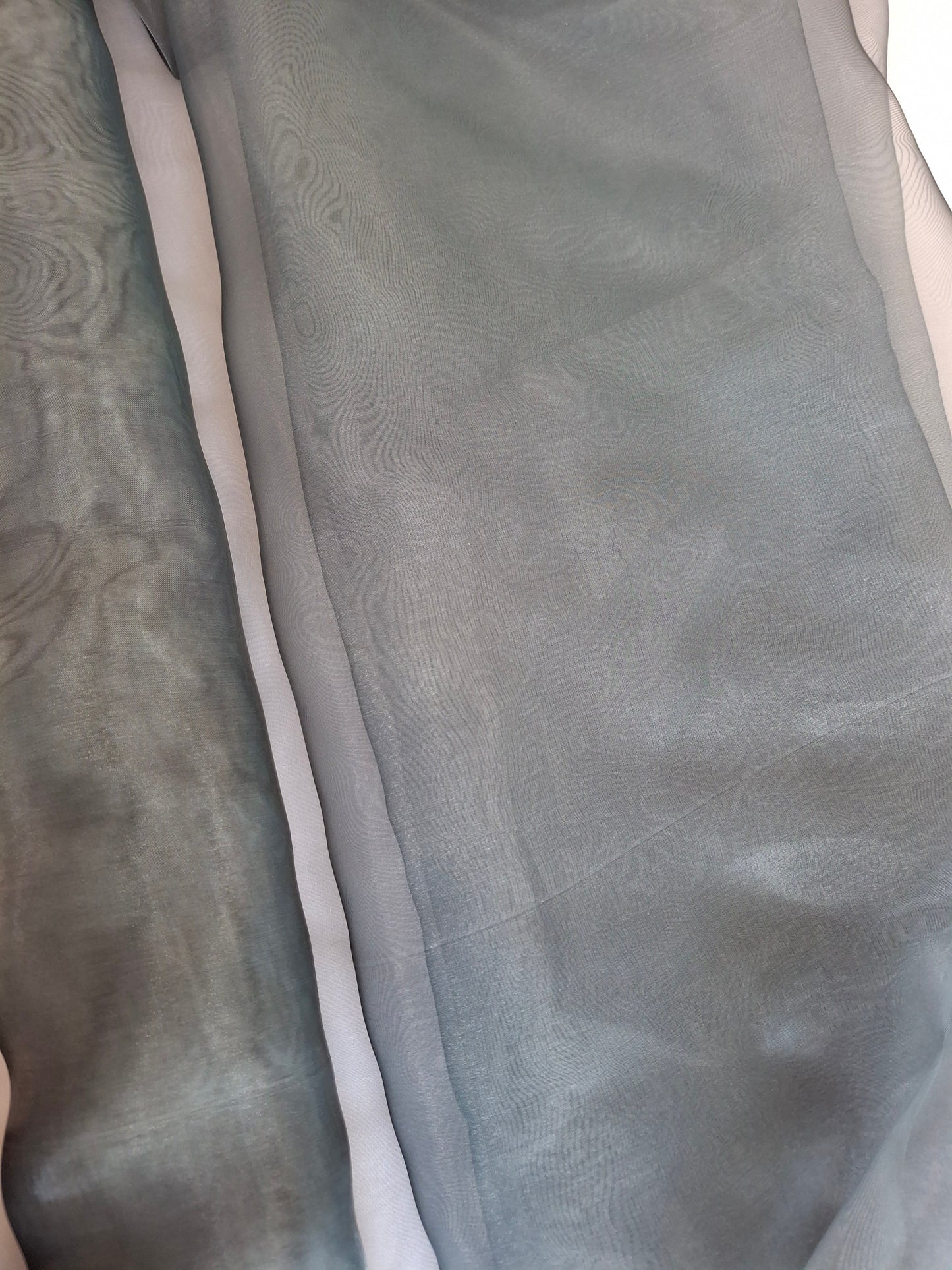 Elegant Grey Organza(sold by the meters)