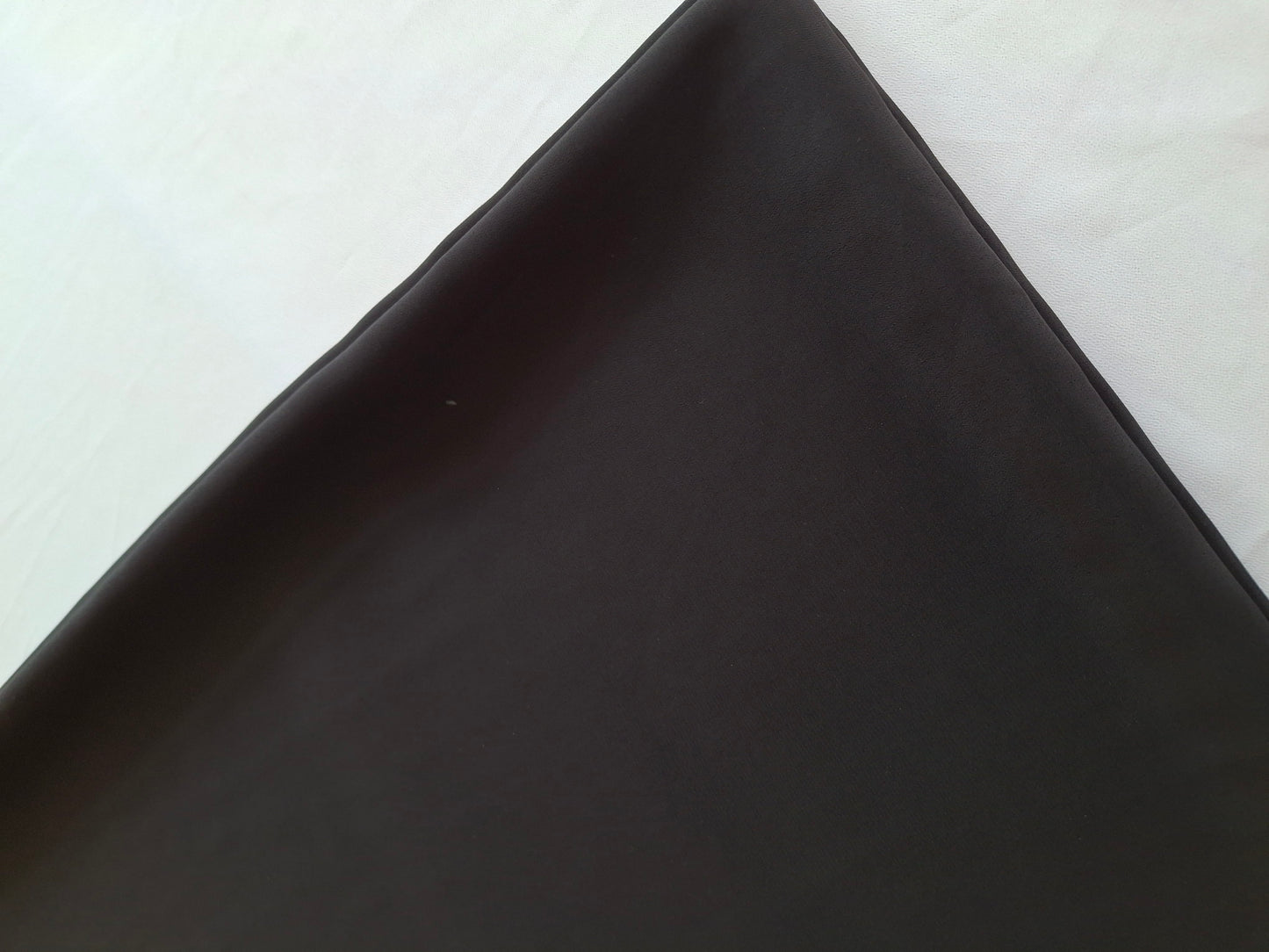 Black Plain georgette(sold by the meters)