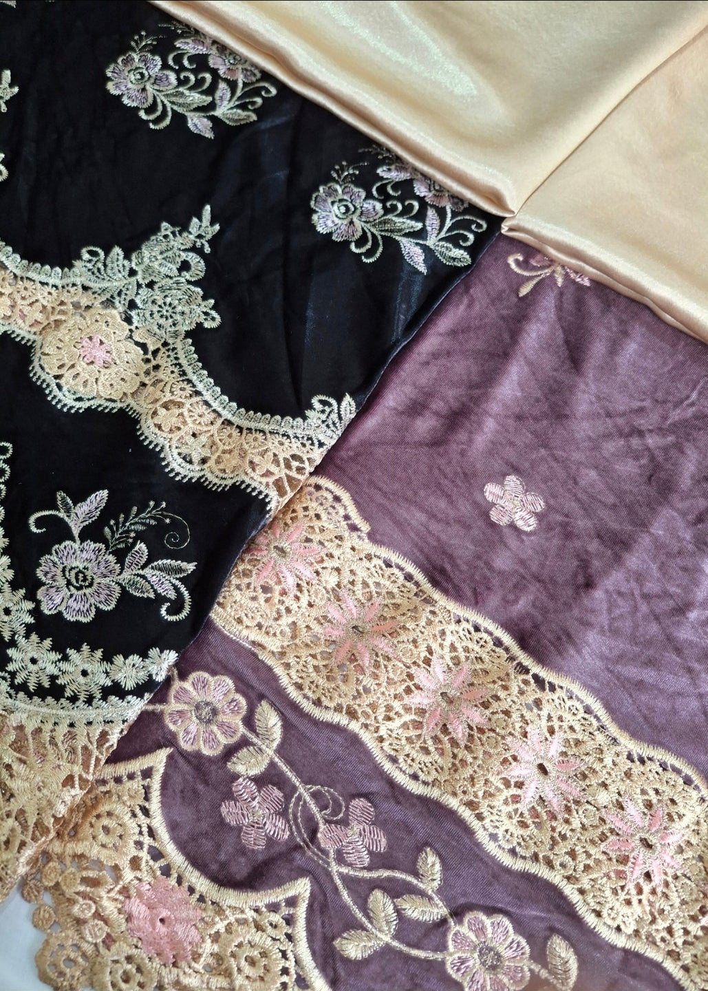 Royal Velvet Embroidered 2 piece Unstitched suit