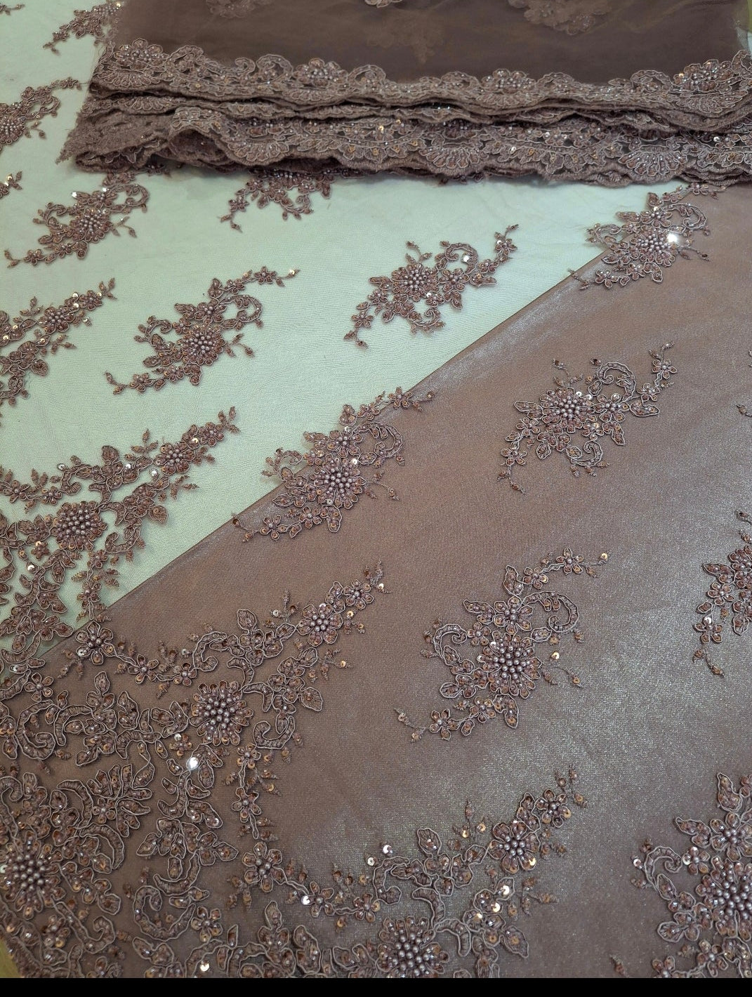 Luxurious Embroidered Navy Blue Net(Full suit set 4 piece)