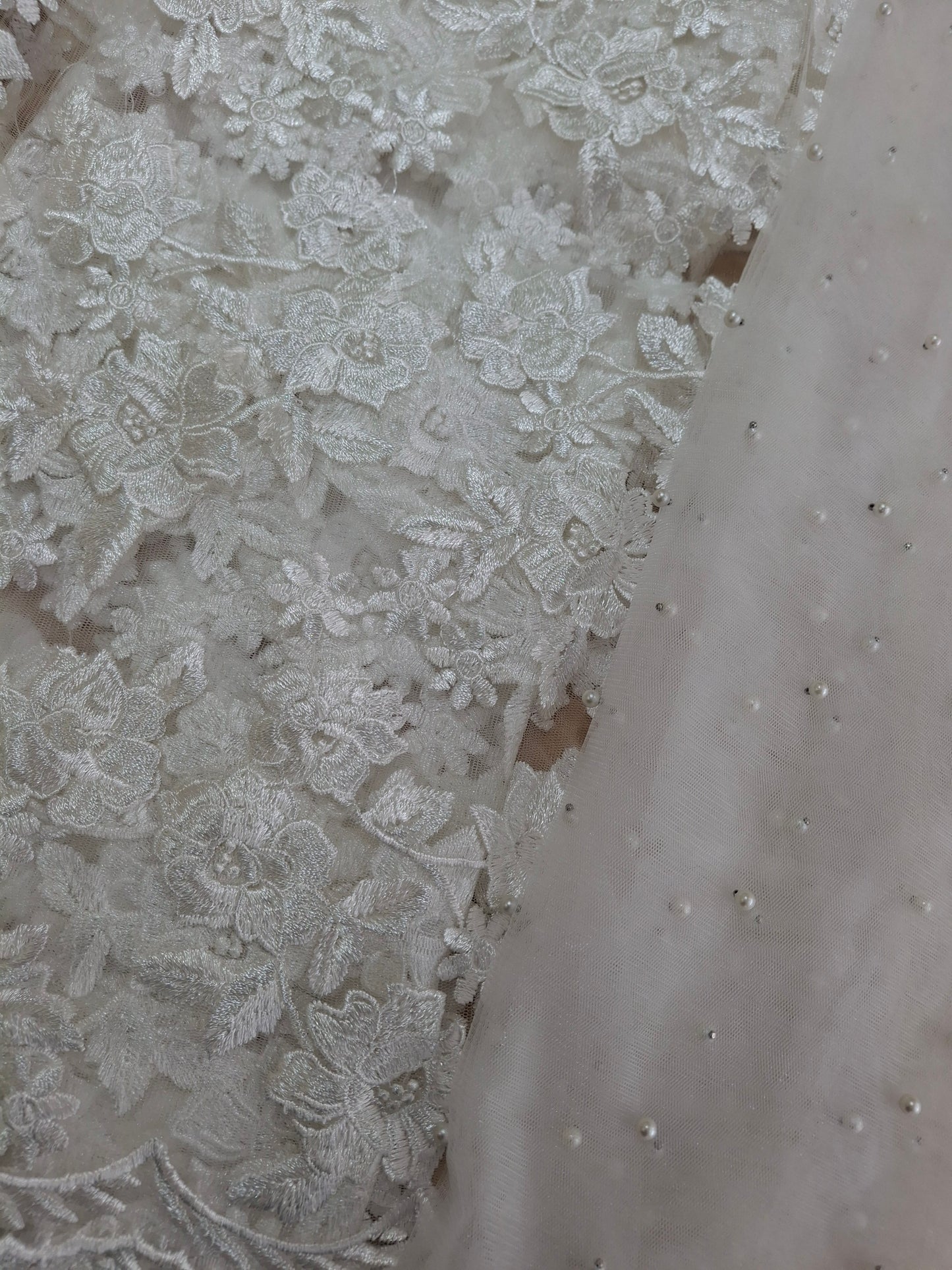 Net Lace Embroidered (4 piece suit set)