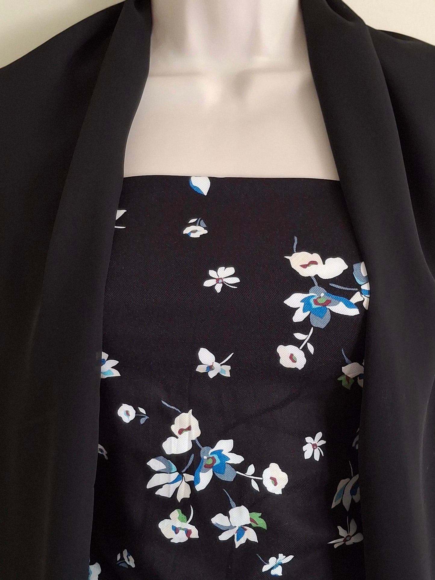 Winter Fabrics Black Printed(3-piece suit set )