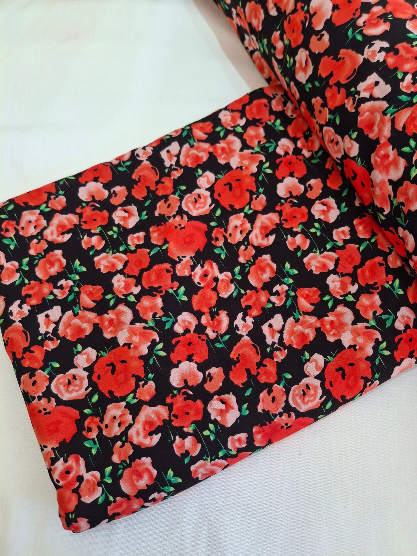 Viscose Flower Printed(4 meters Full Suit Set)