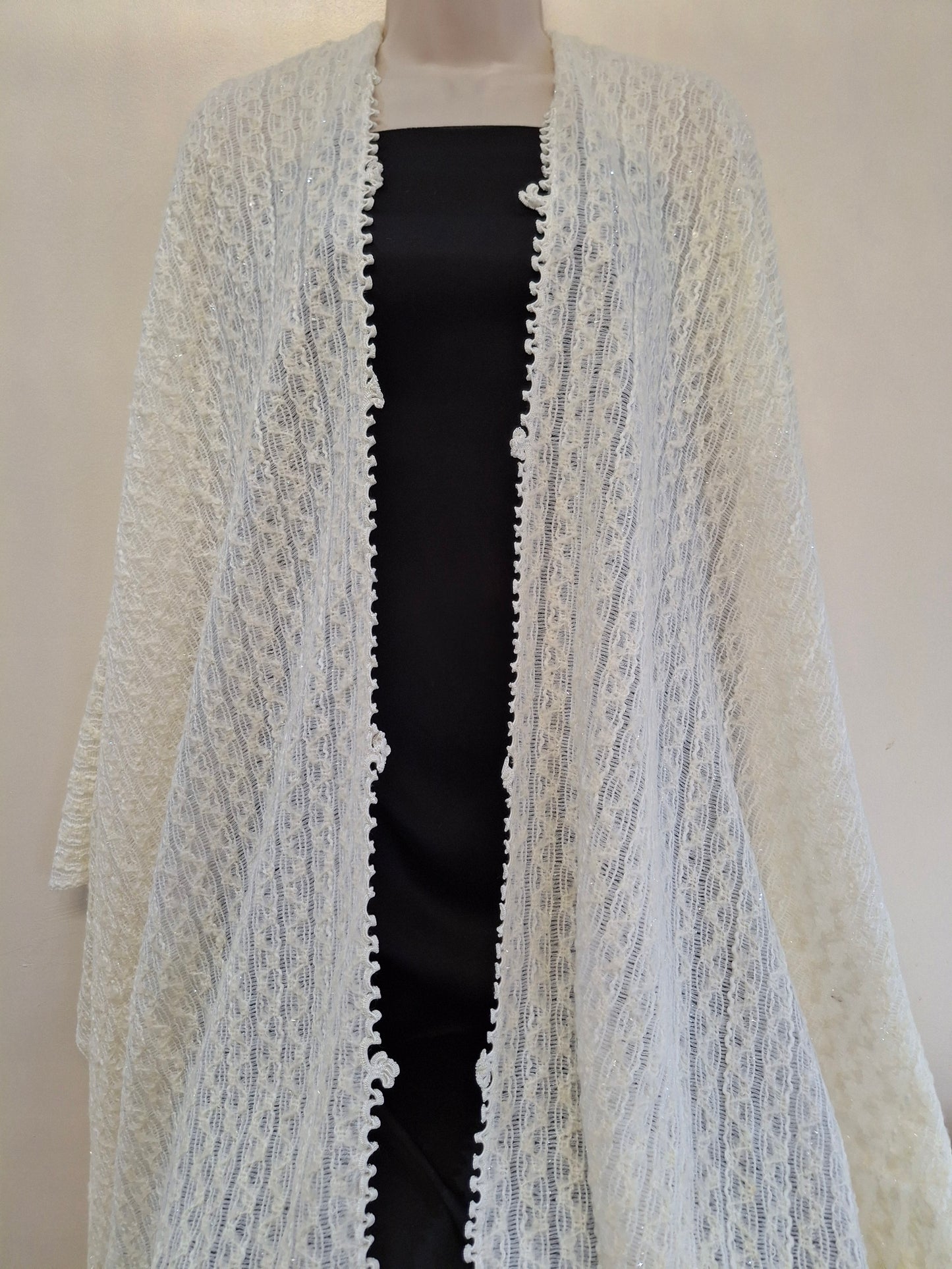 Poncho Scarves Top Quality Lightweight Wool Fabric(2 meters,60"Width)