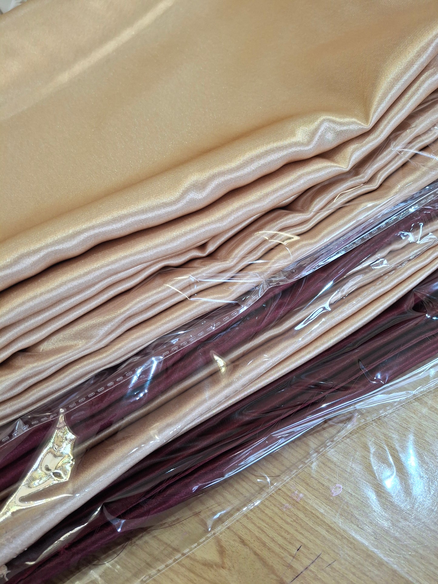Satin silk Top Quality Full Suit Set 7 Colours(4 meters)60"width