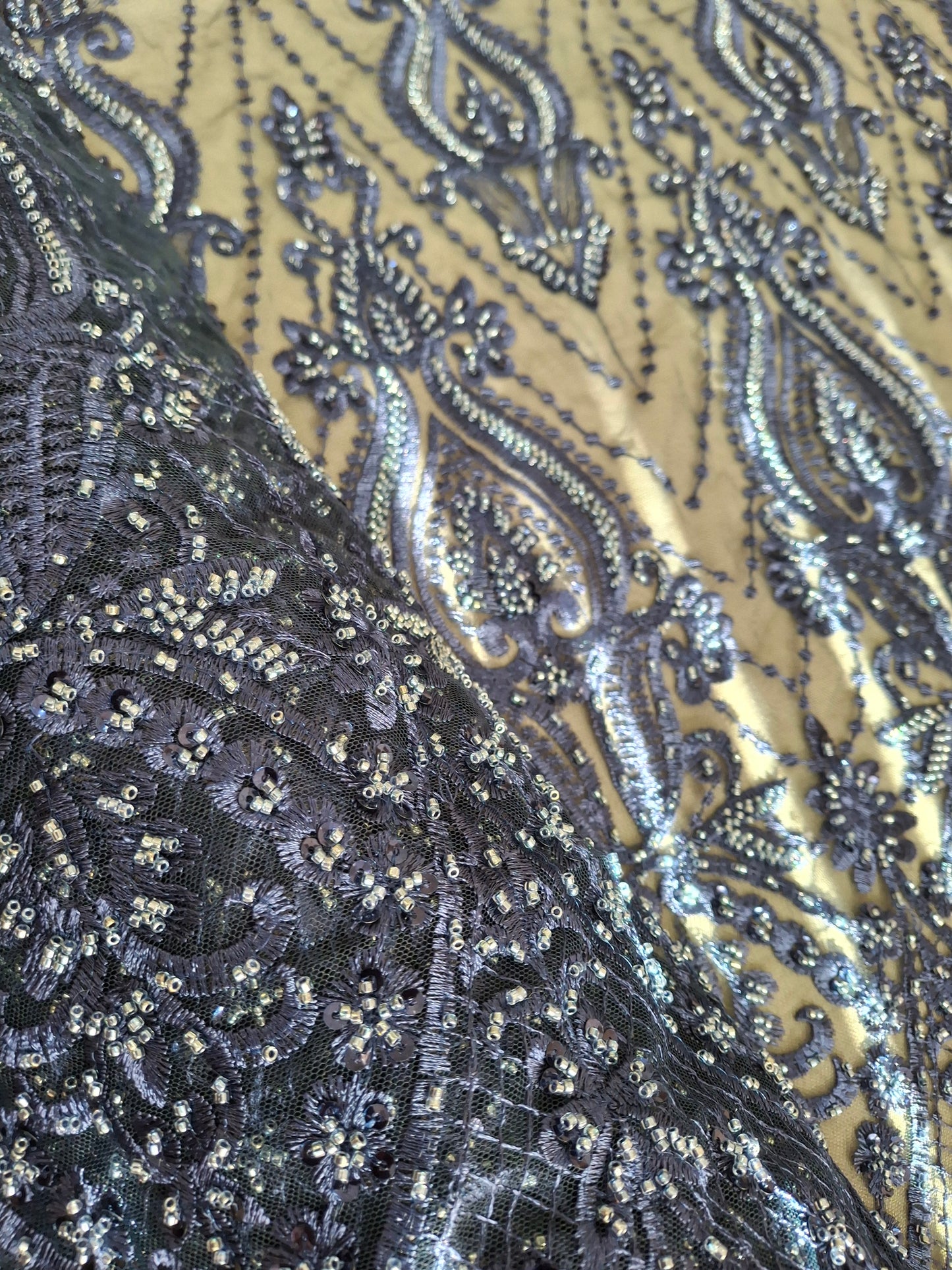 Cut Dana Work Luxurious Embroidered Net Fabric(4 piece suit set)