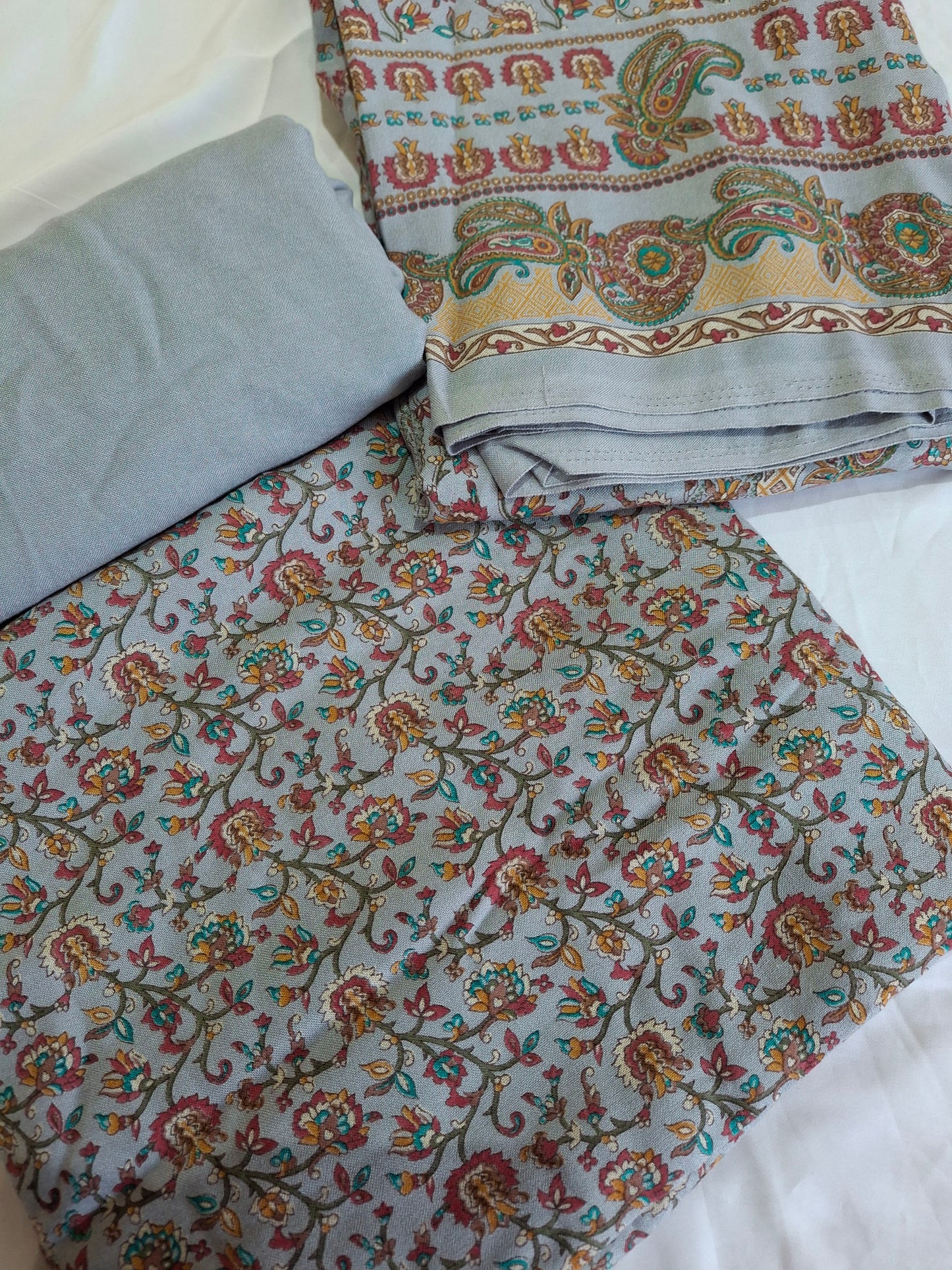 Alpiane Flowers Printed 3 piece Suits