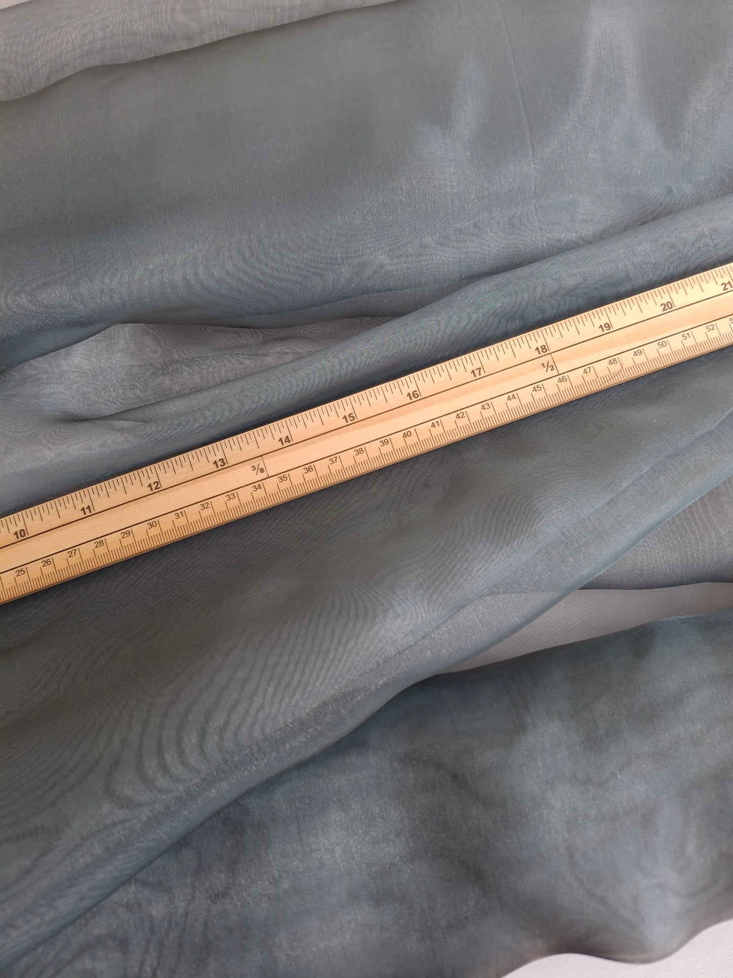 Elegant Grey Organza(sold by the meters)