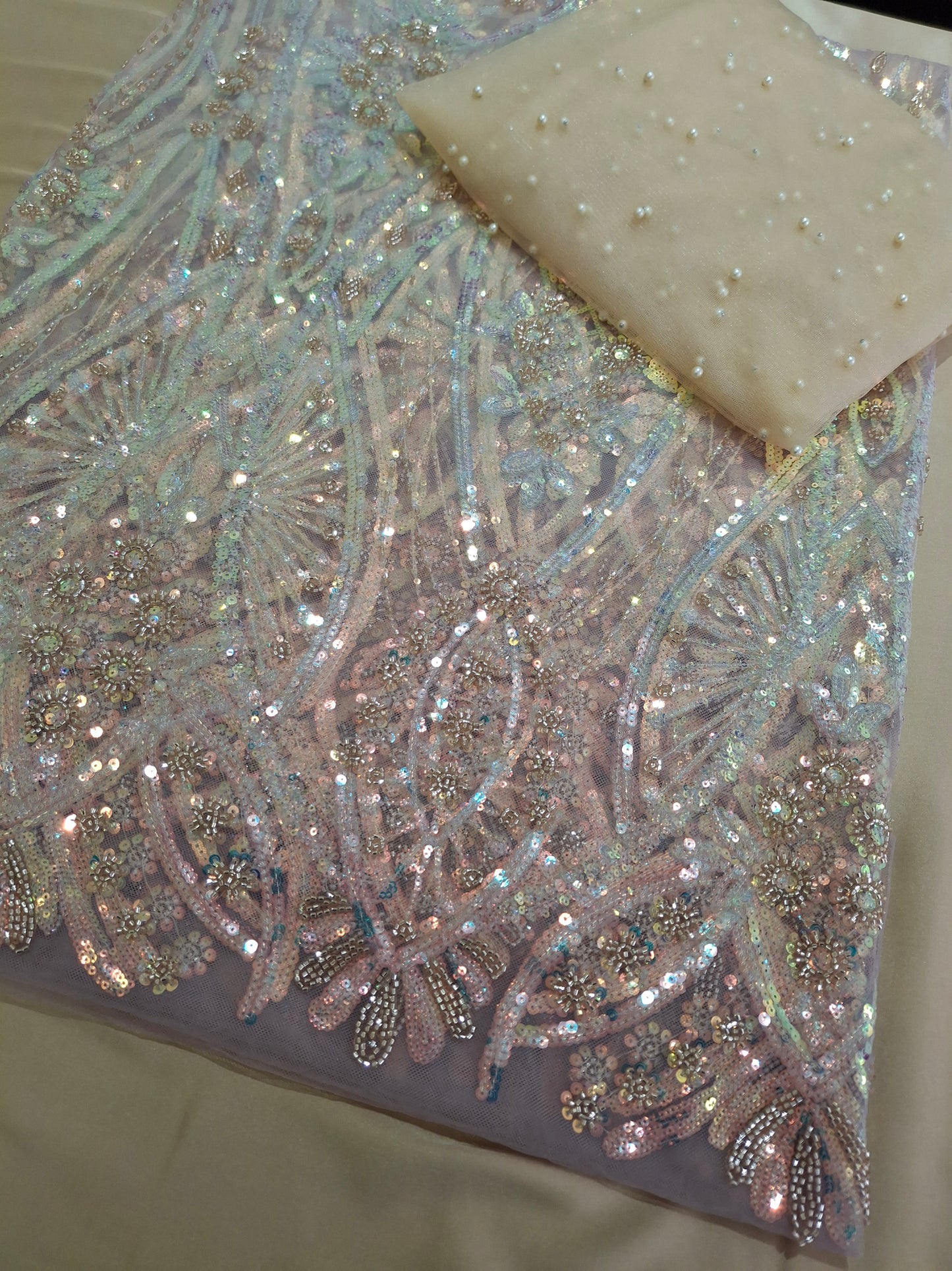 Cut Dana Luxury Heavy Embroidered Gold Net Unstitched 4 piece Full Suit