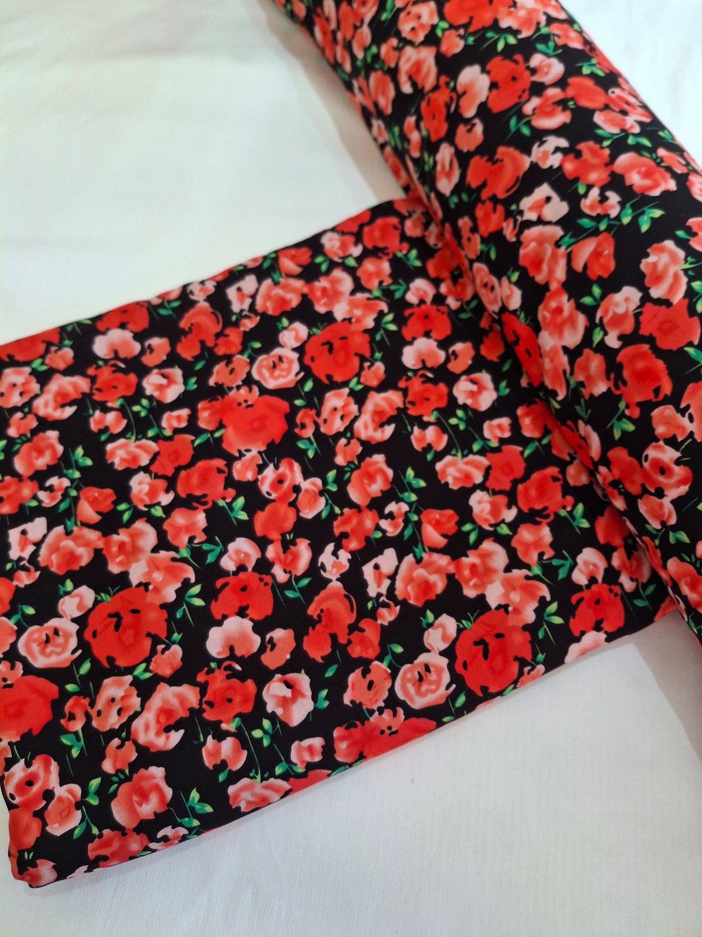 Viscose Flower Printed(4 meters Full Suit Set)