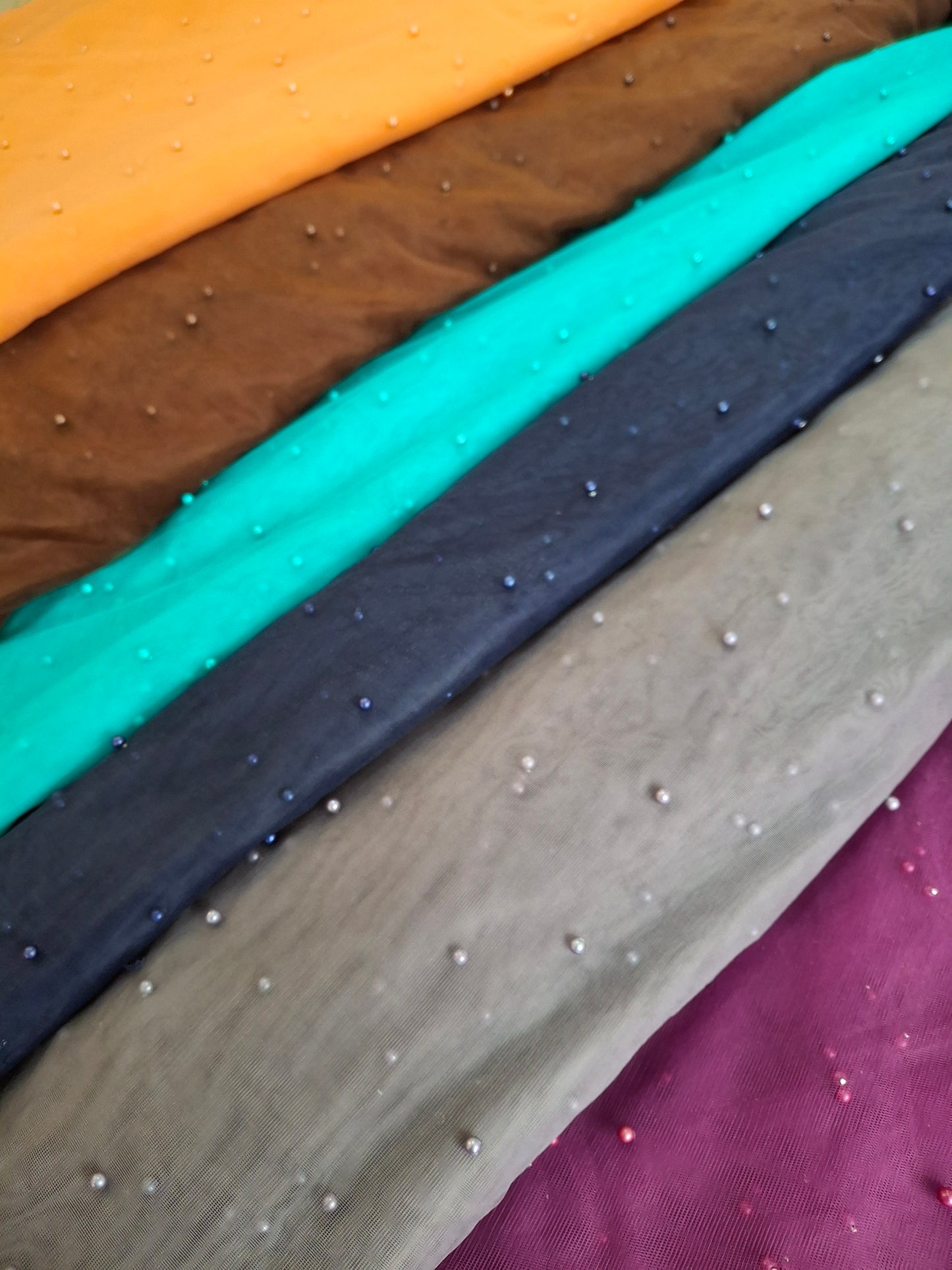 Pearl Net dupatta,Multiple Colour(2.30 meters)