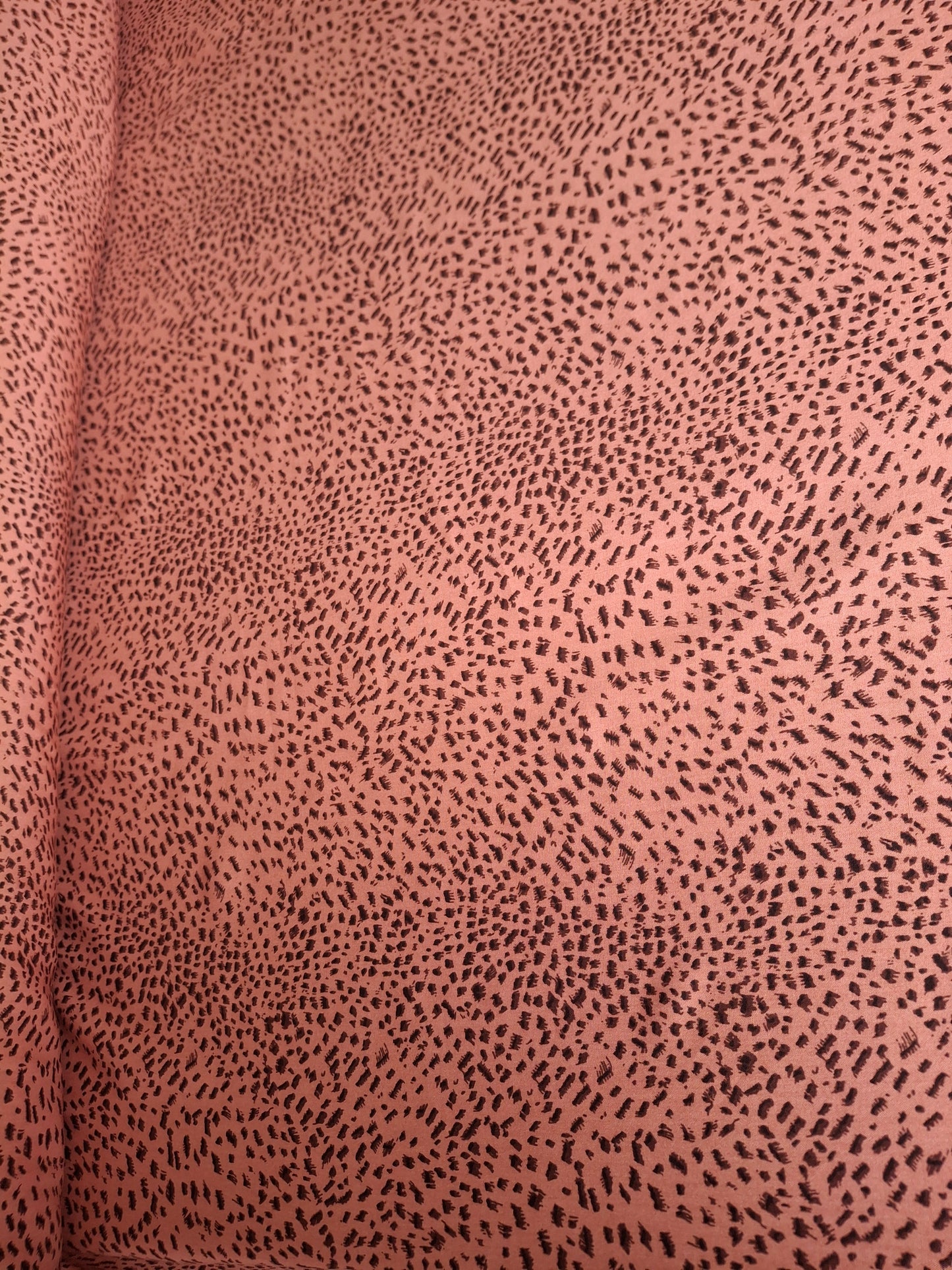 Pink Peach 🍑 Printed Viscose (suit set 4-meters)